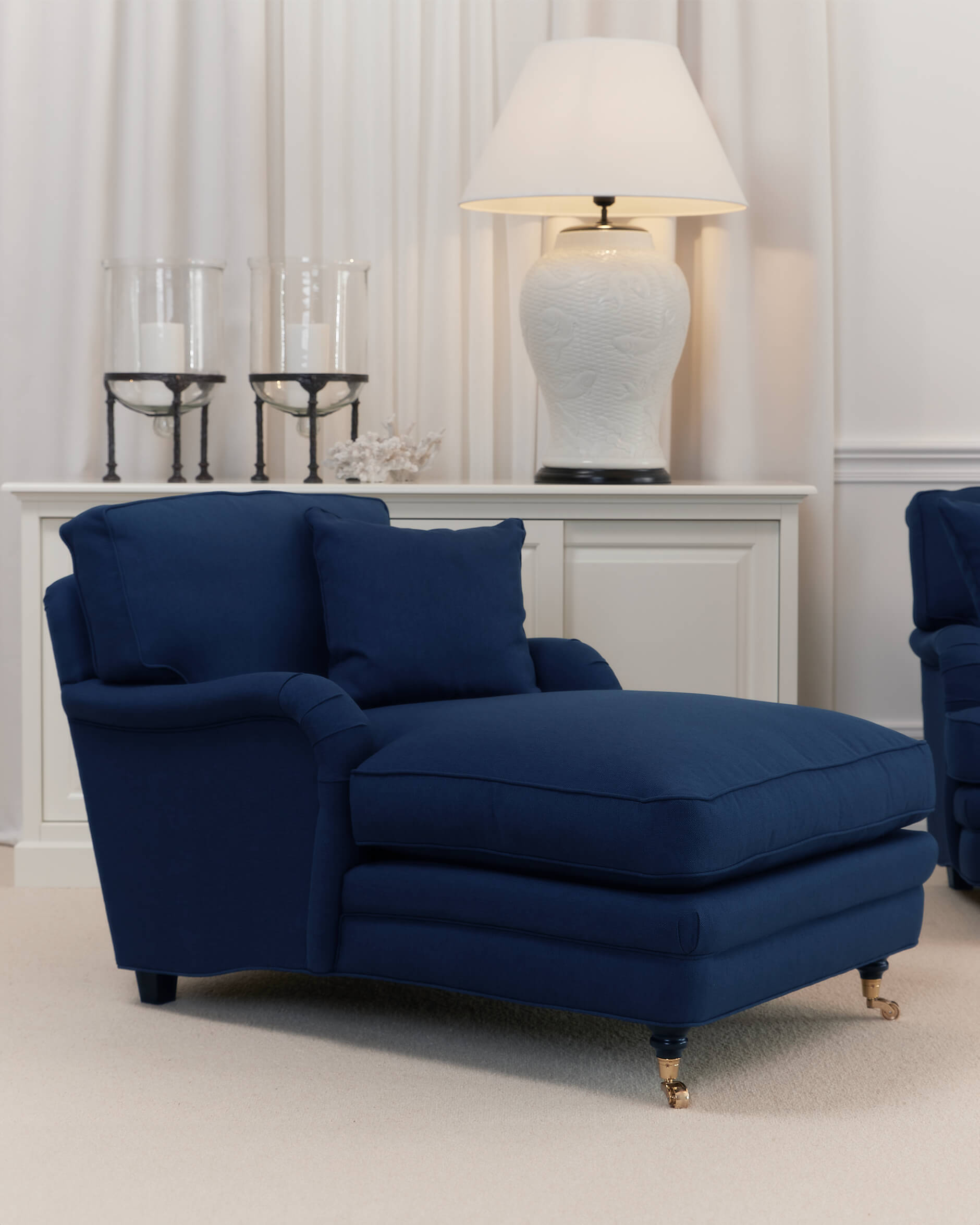 Howard Heritage schäslong indigo