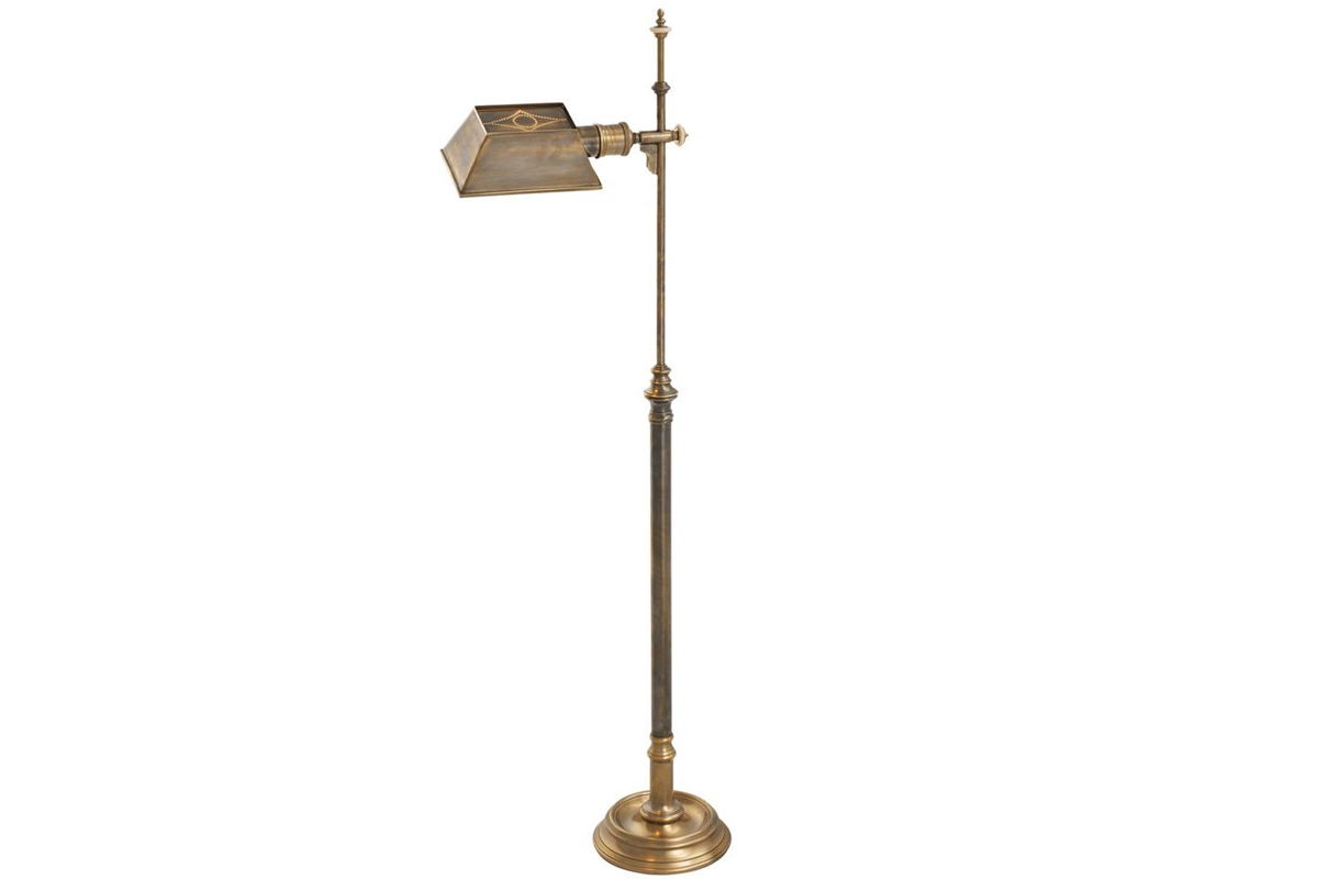 Charlene Floor Lamp Brass Finish