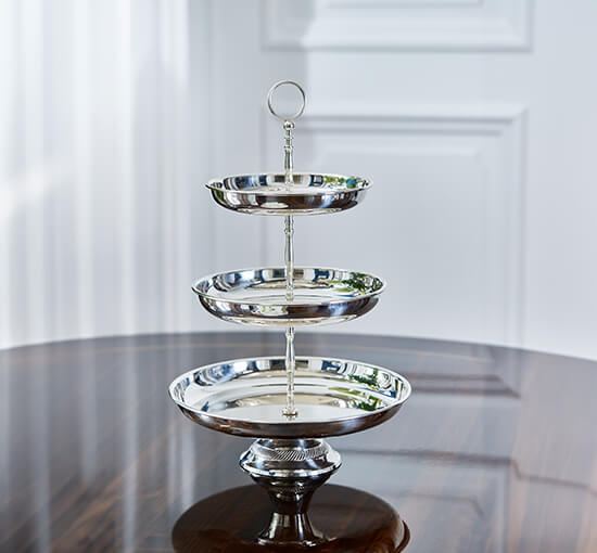 Chamery Cake Stand Silver