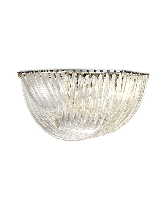 Hyères taklampa nickel