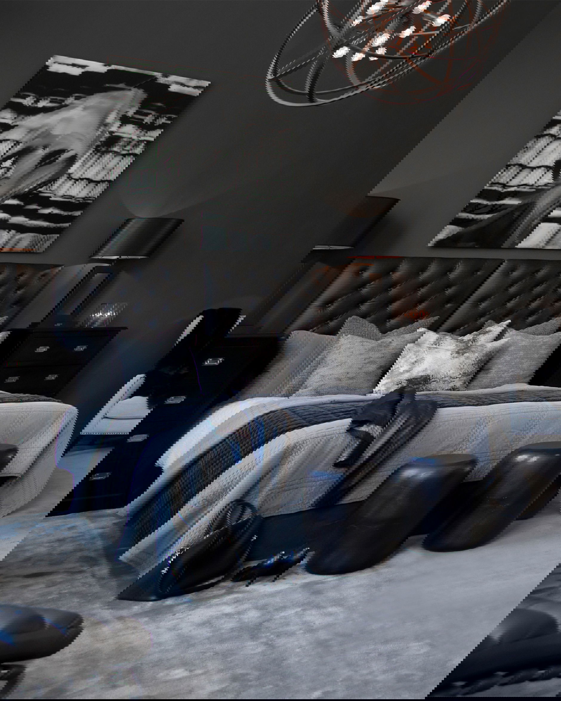 Vienna sänggavel svart