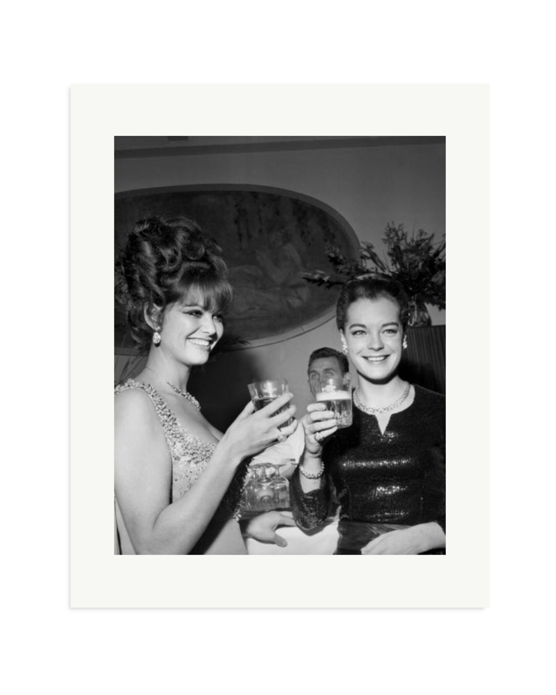 Claudia Cardinale and Romy Schneider Print Only / XL
