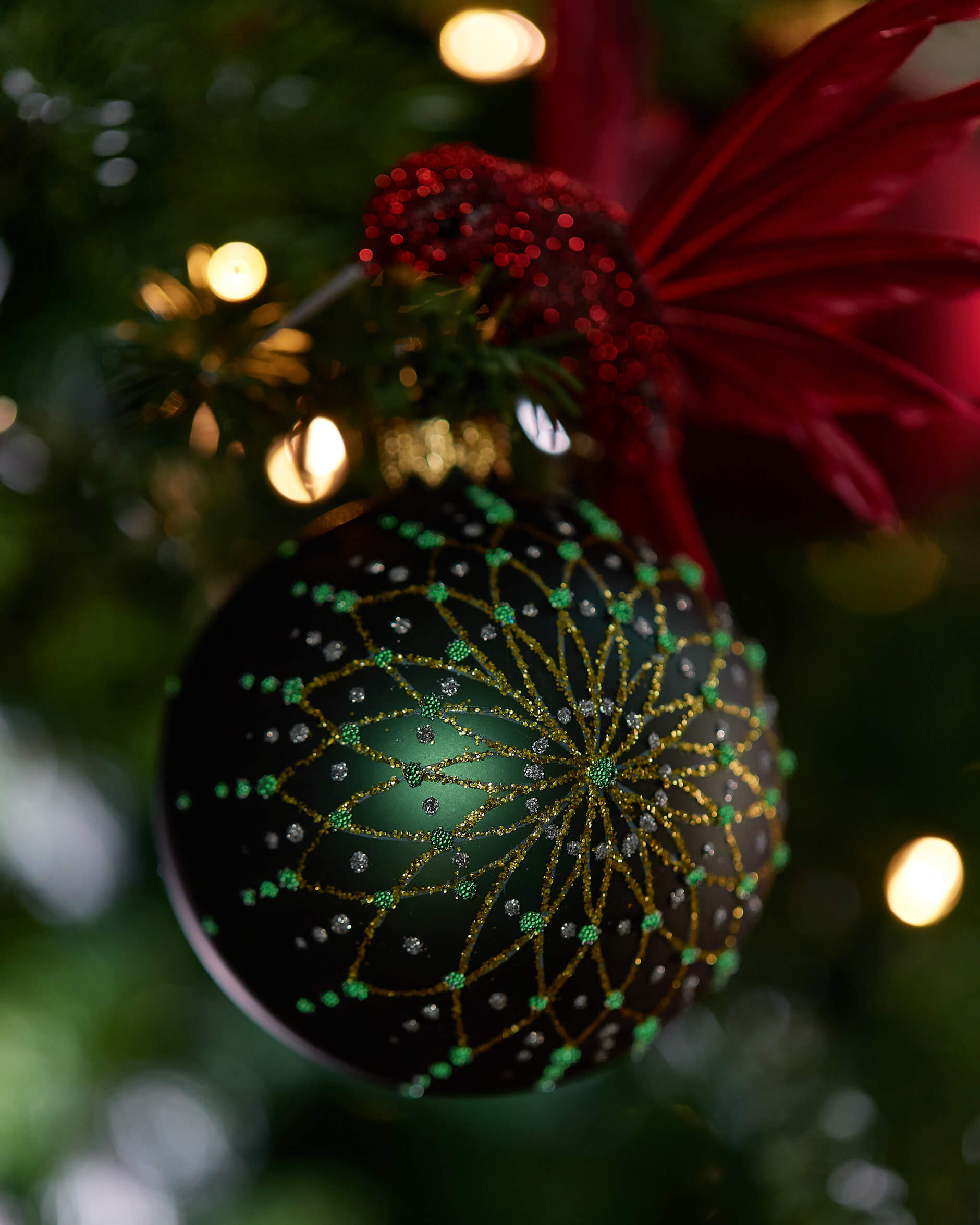 Lester julkula grön 8cm