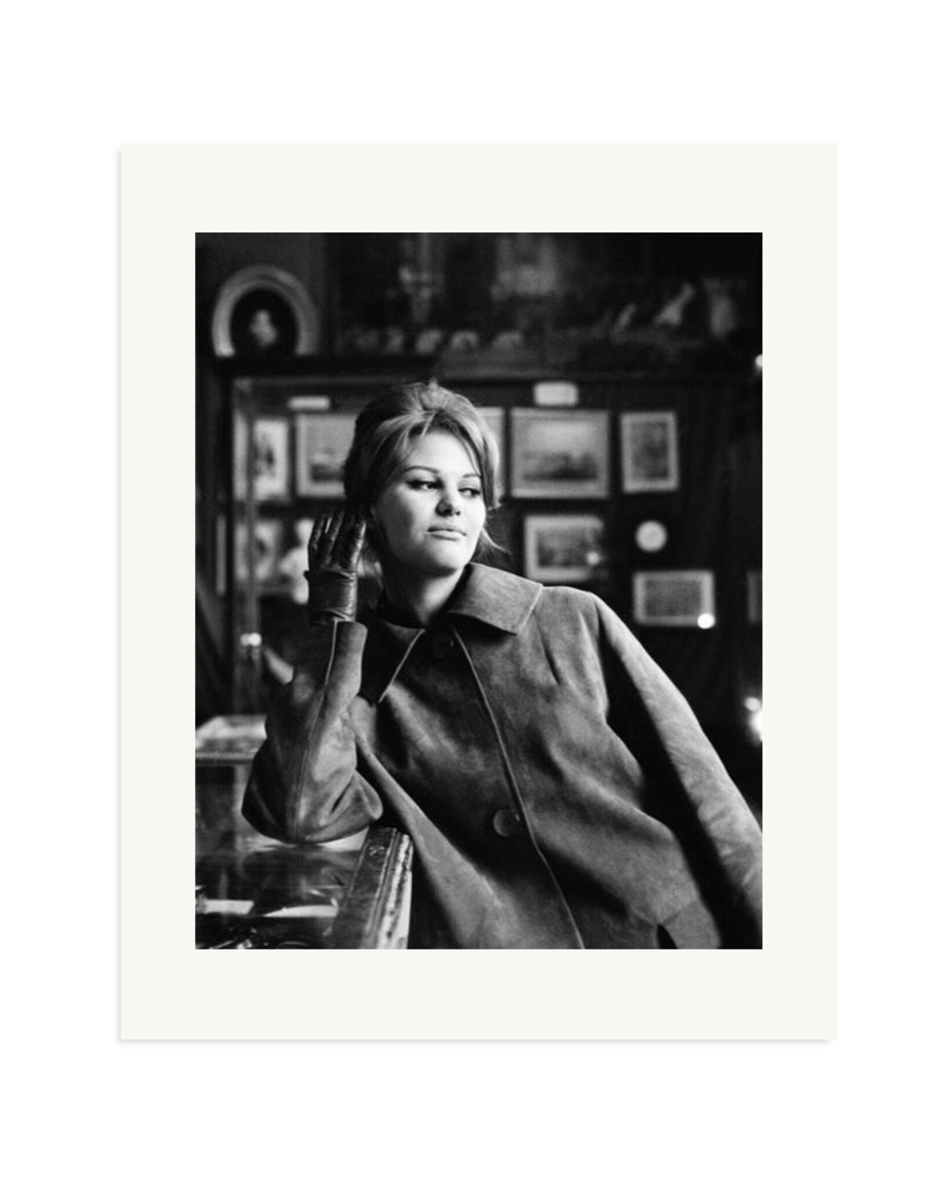 Claudia Cardinale Cafe Time Print Only / XL