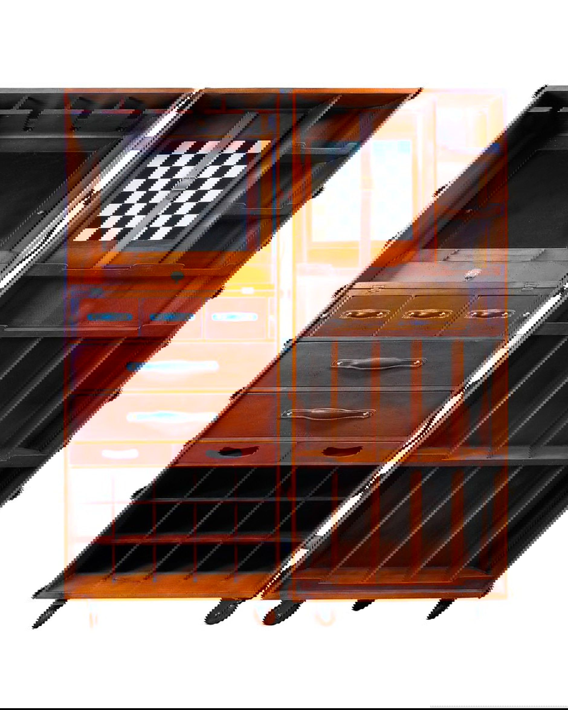 Stateroom barskåp burgundy