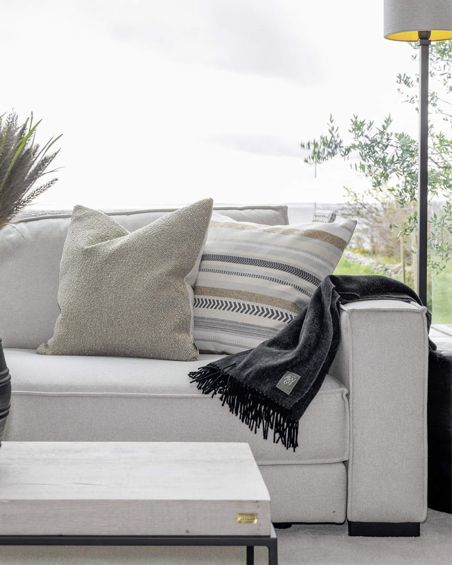 Nomad Woven kuddfodral linen