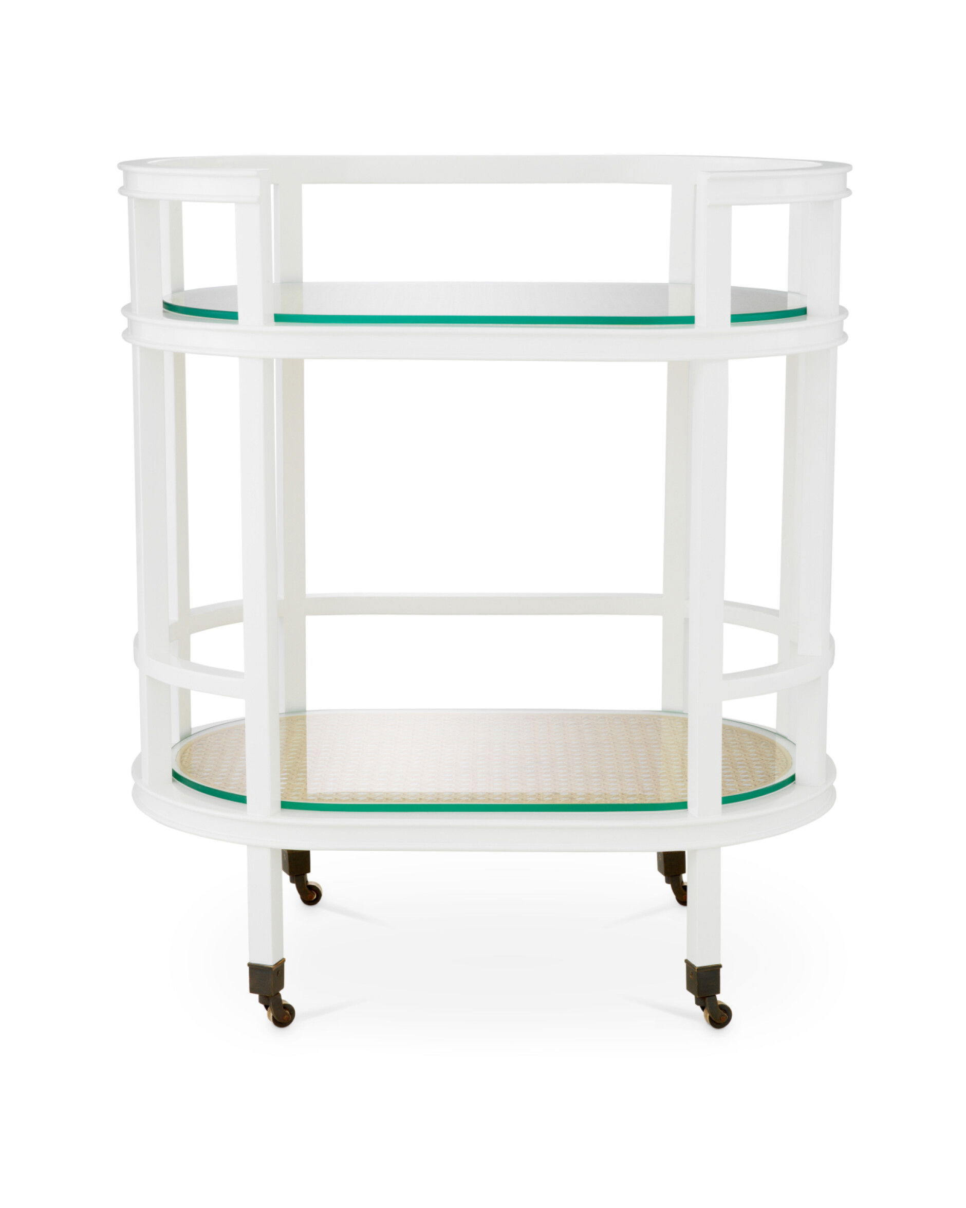 Bahamas drinkvagn piano white