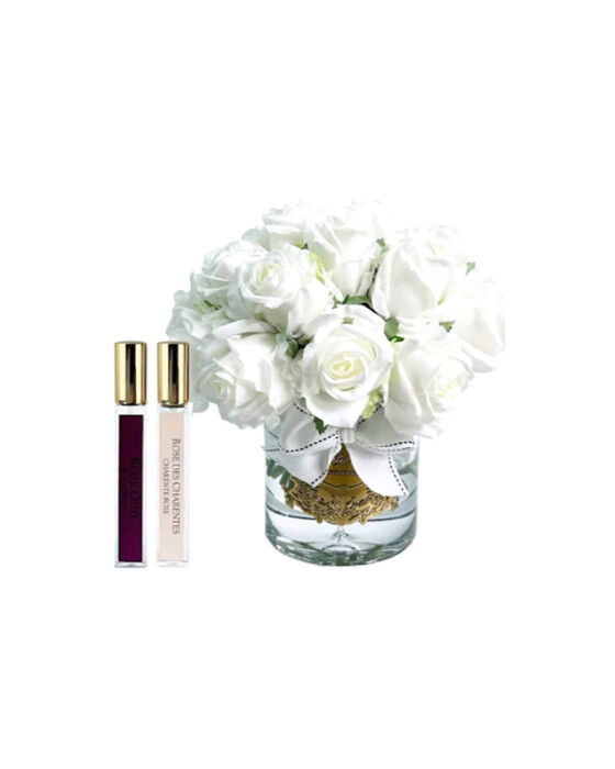Roses de luxe gåvoset vit | Flower World - Konstväxter - Krukväxter | Möbelexperten