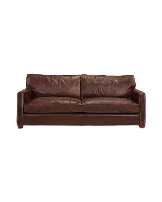 viscount soffa vintage cigar 3-sits