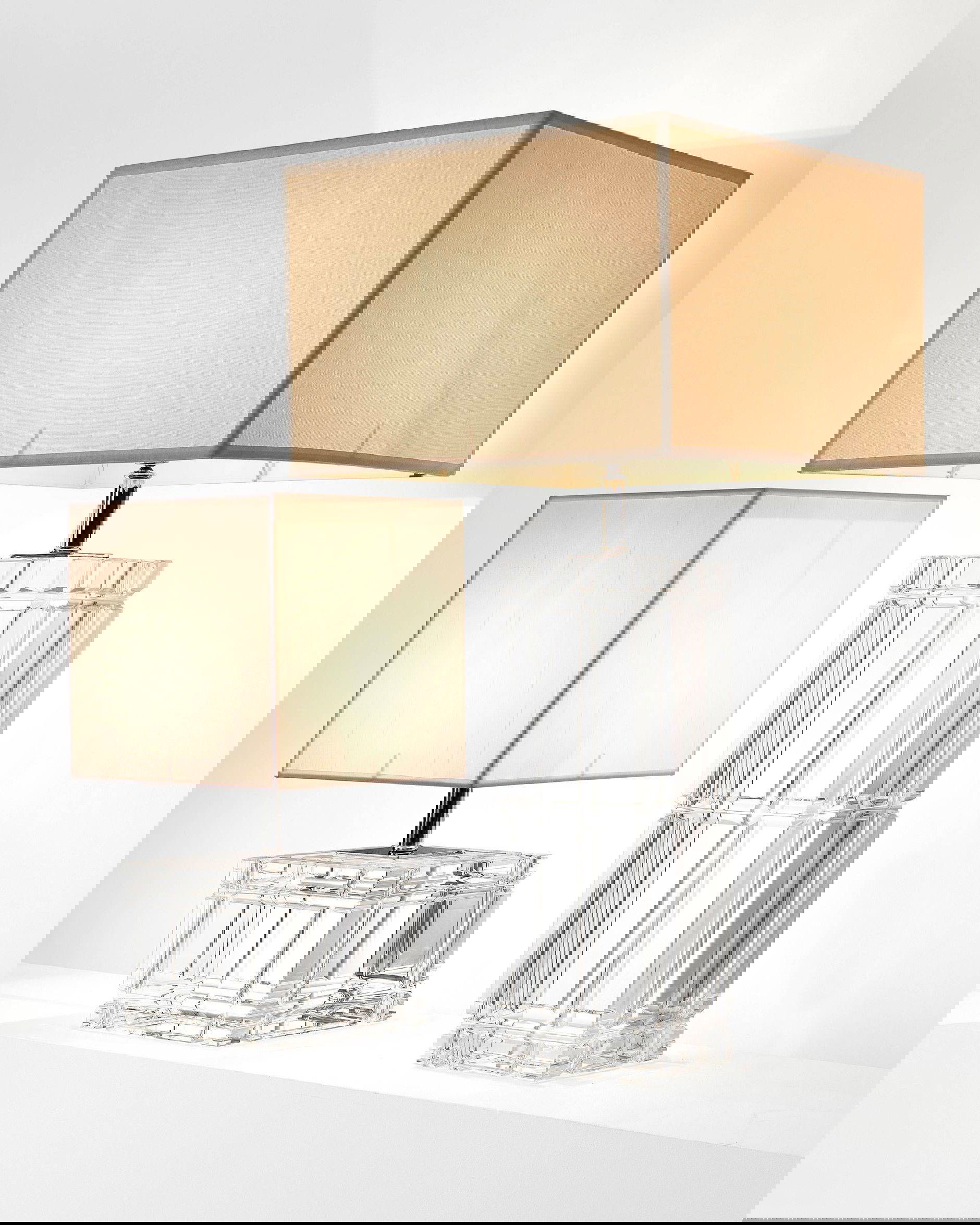 Universal bordslampa nickel