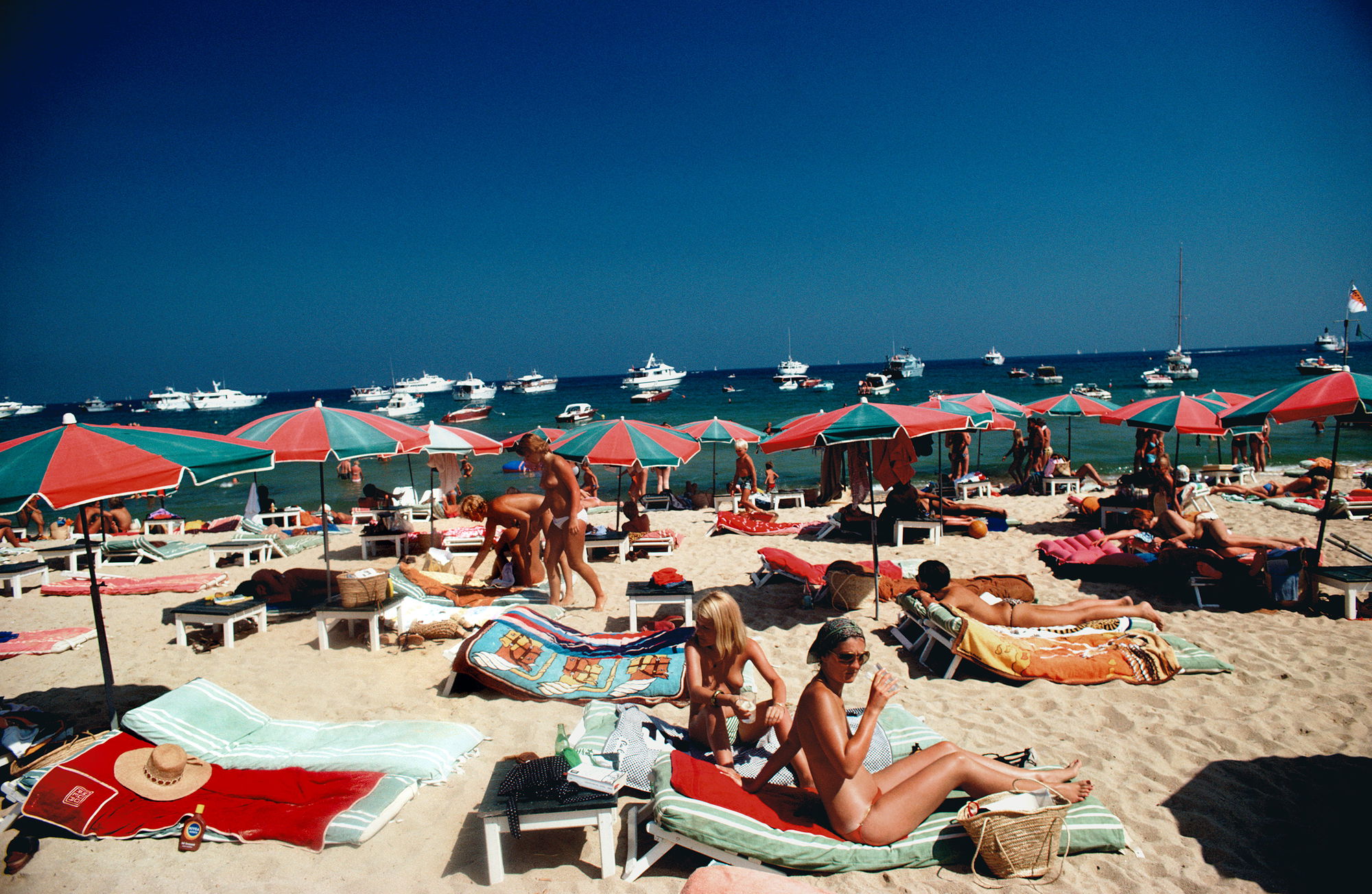 Beach At St. Tropez