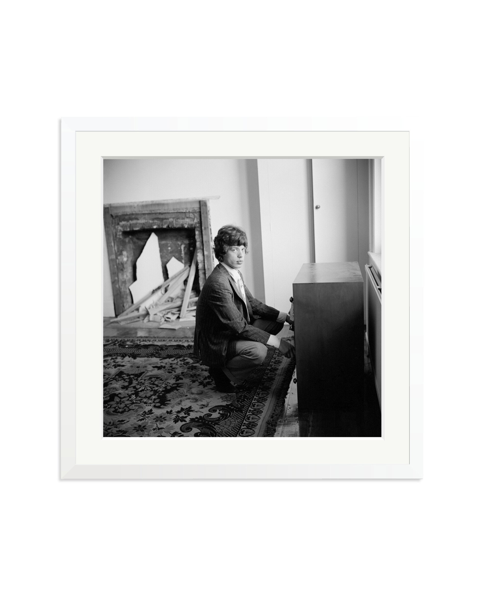 Mick Jagger at Home, 1966 White / XL