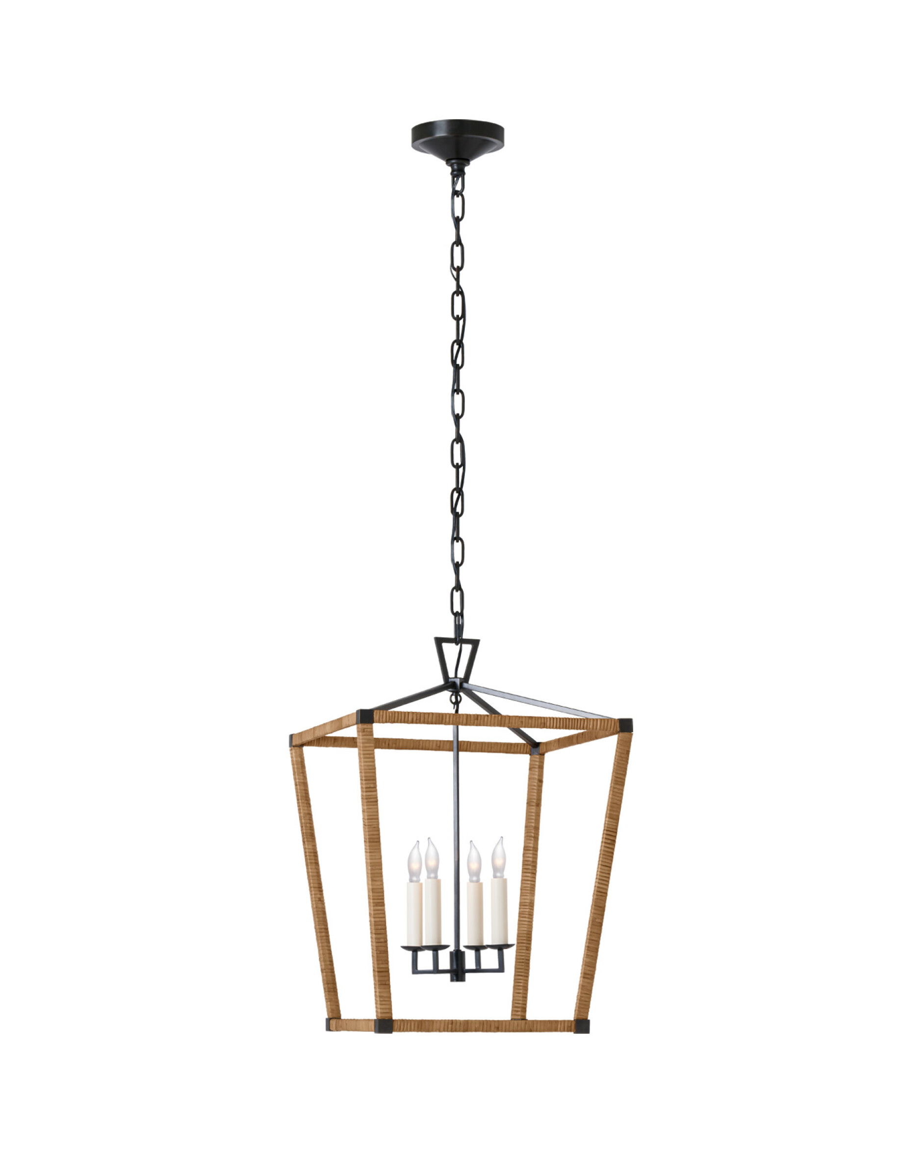 Darlana wrapped taklampa aged iron M