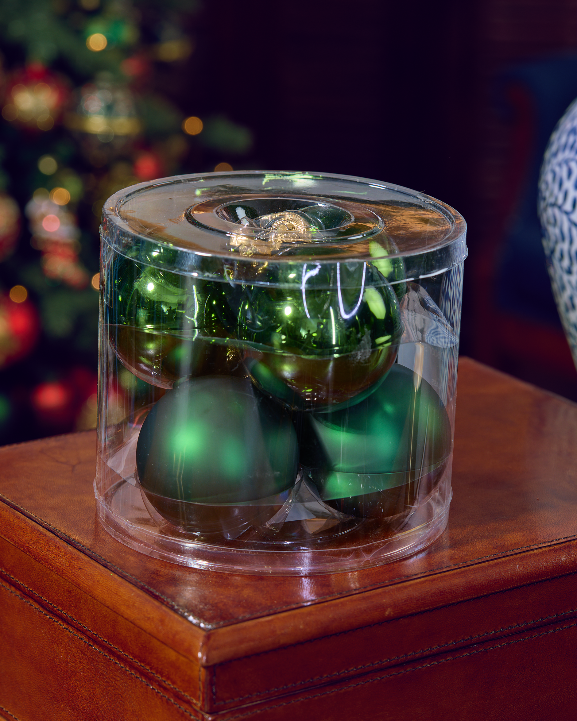 Minette Weihnachtskugeln grün 6er-Set