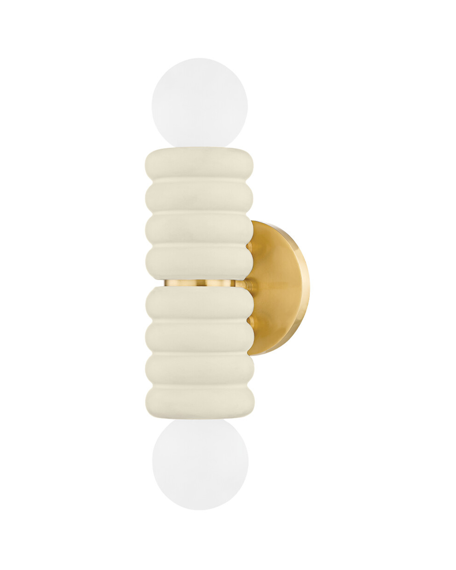 Bibi vegglampe antikk messing