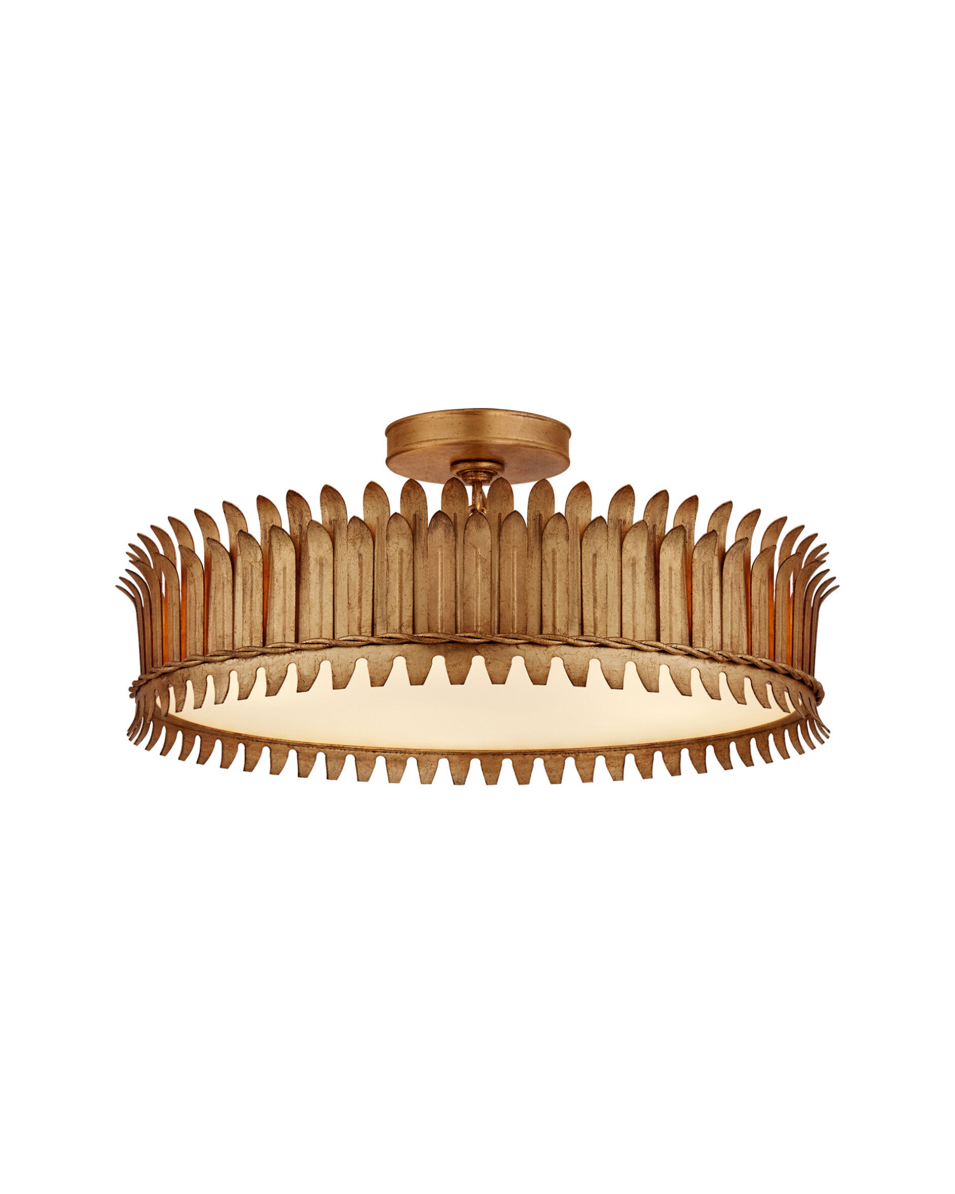Leslie 21" plafond Gilded Iron