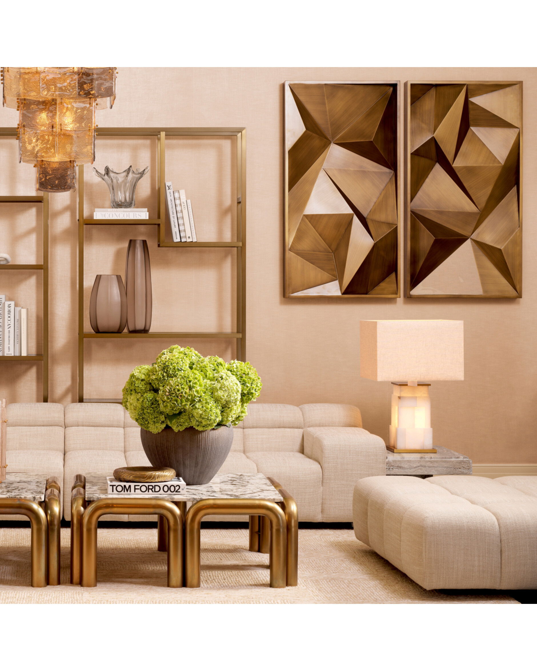 Hunter ottoman modul albury beige