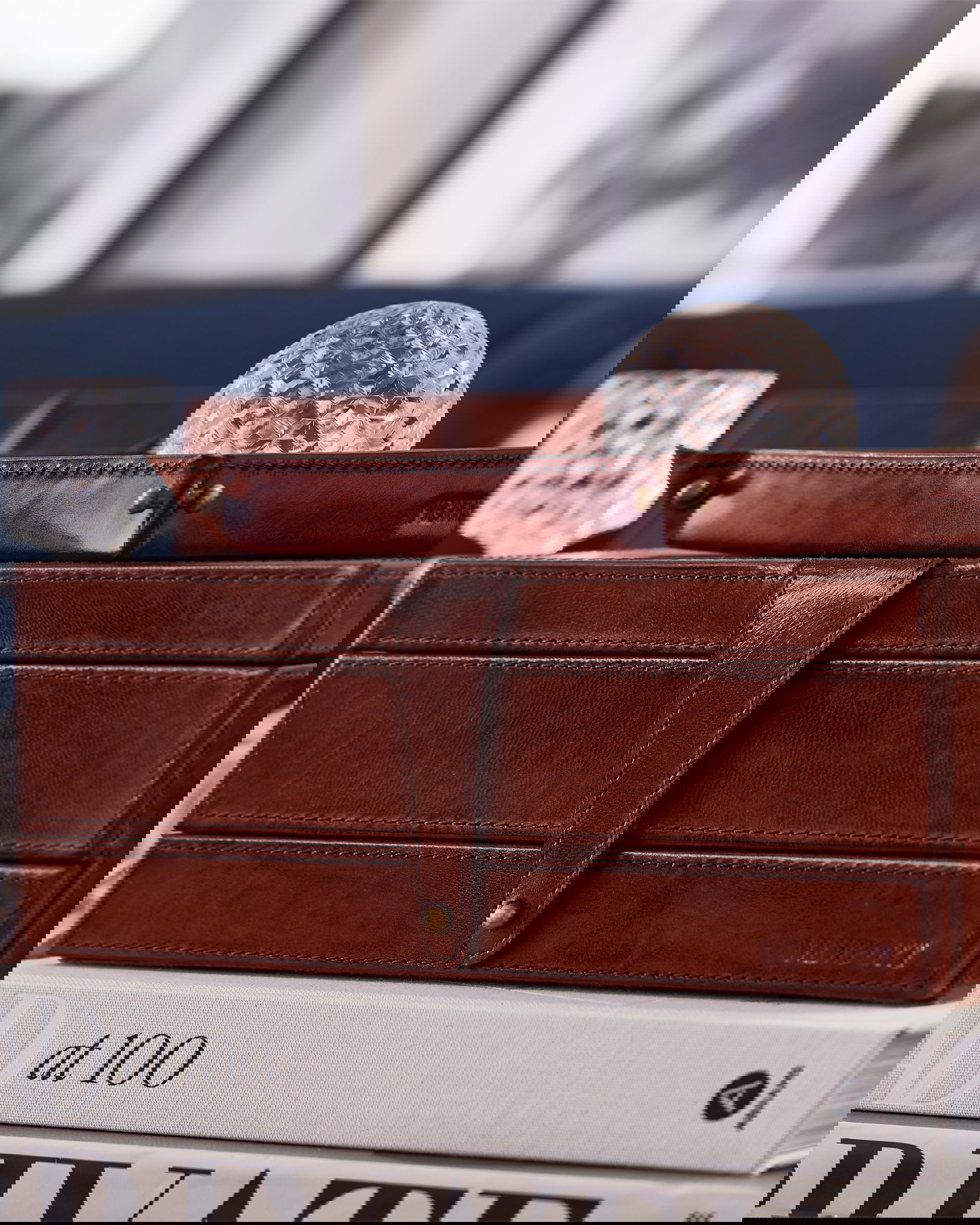 Kensington smyckeskrin läder