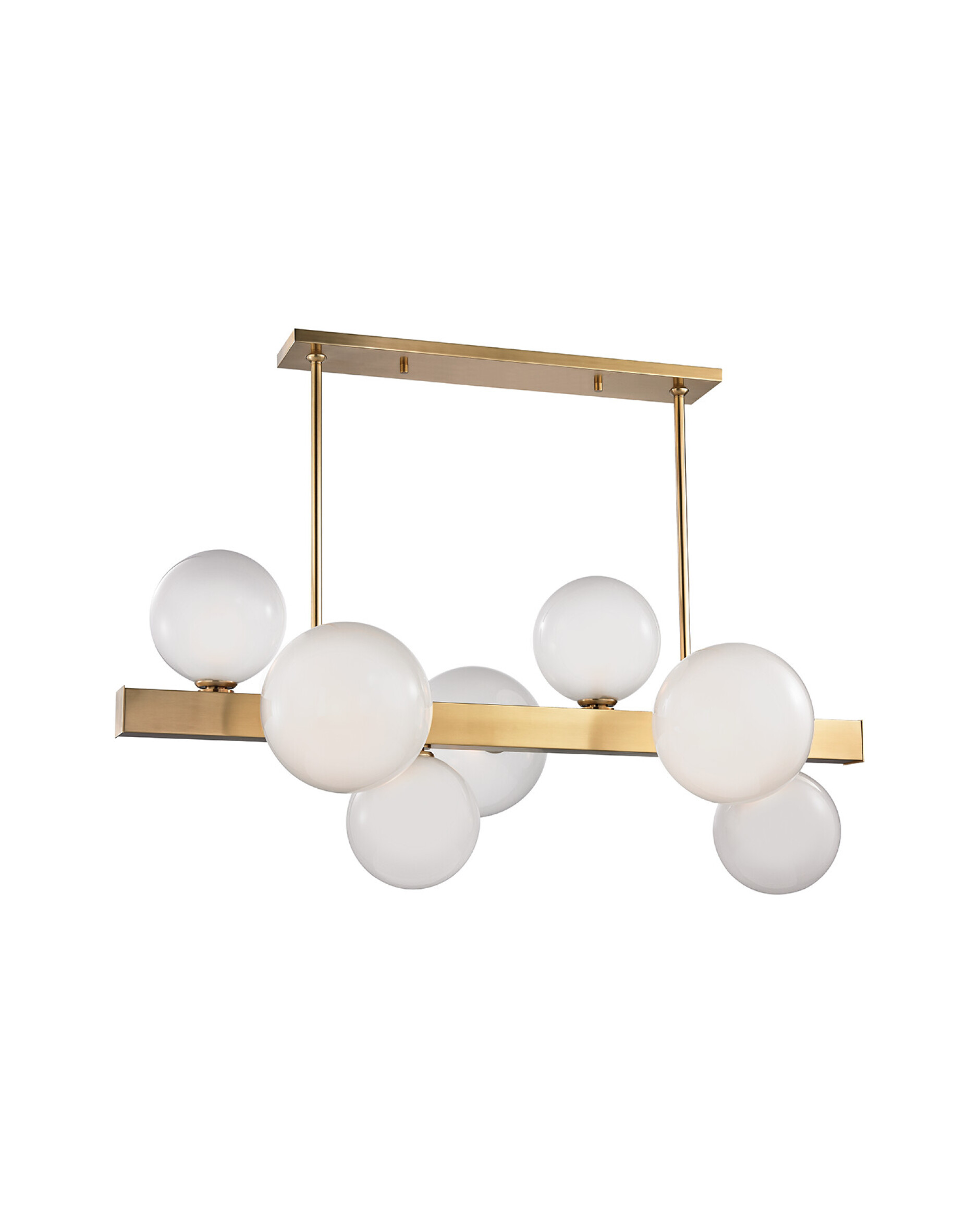 Hinsdale taklampe antikk messing