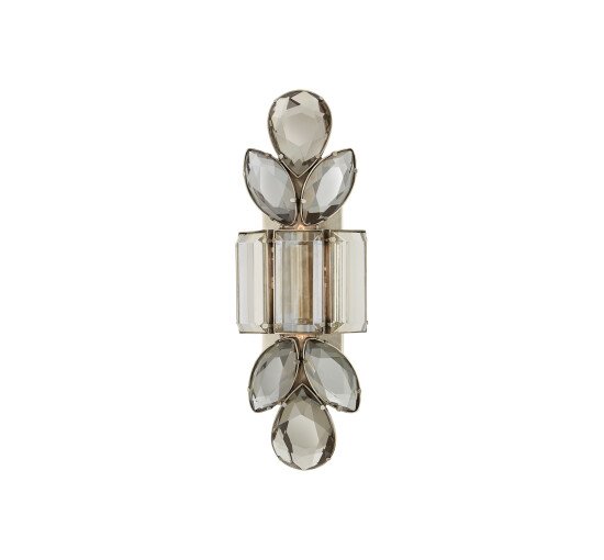 null - Lloyd Jeweled Sconce Antique Nickel Large