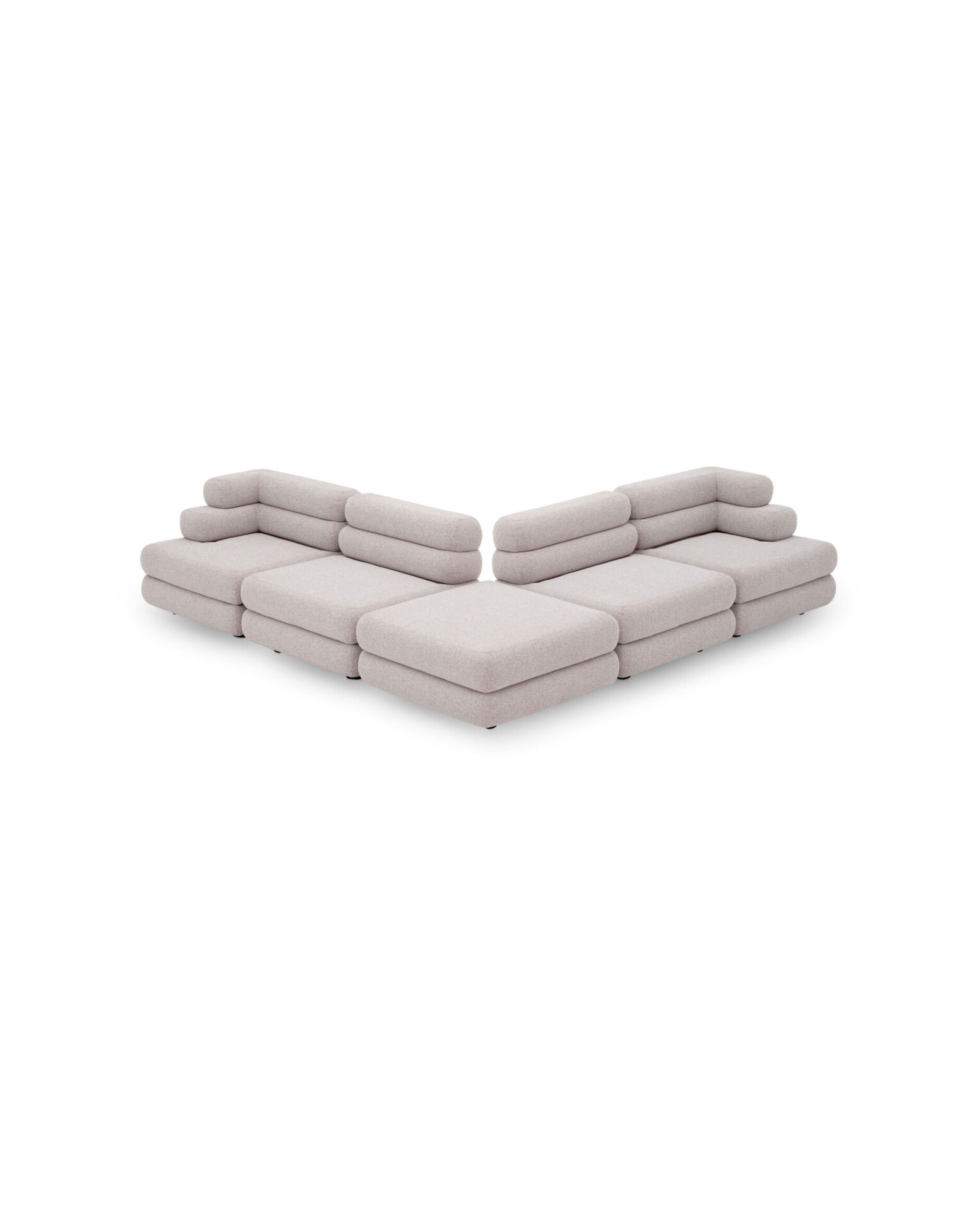 Malaga sofa mauritius light grey left