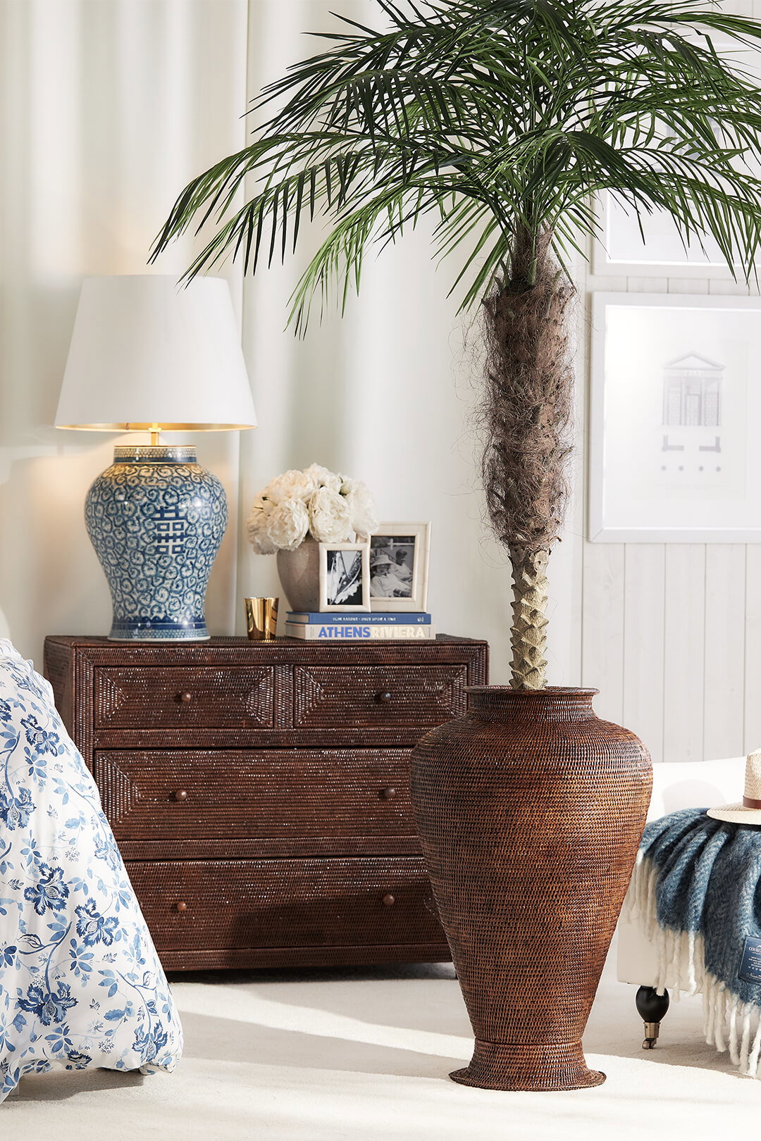 Decorate with rattan