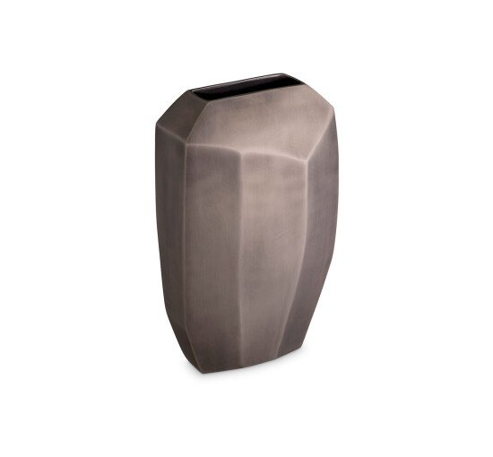 Nickel - Linos Vase Matte Nickel S
