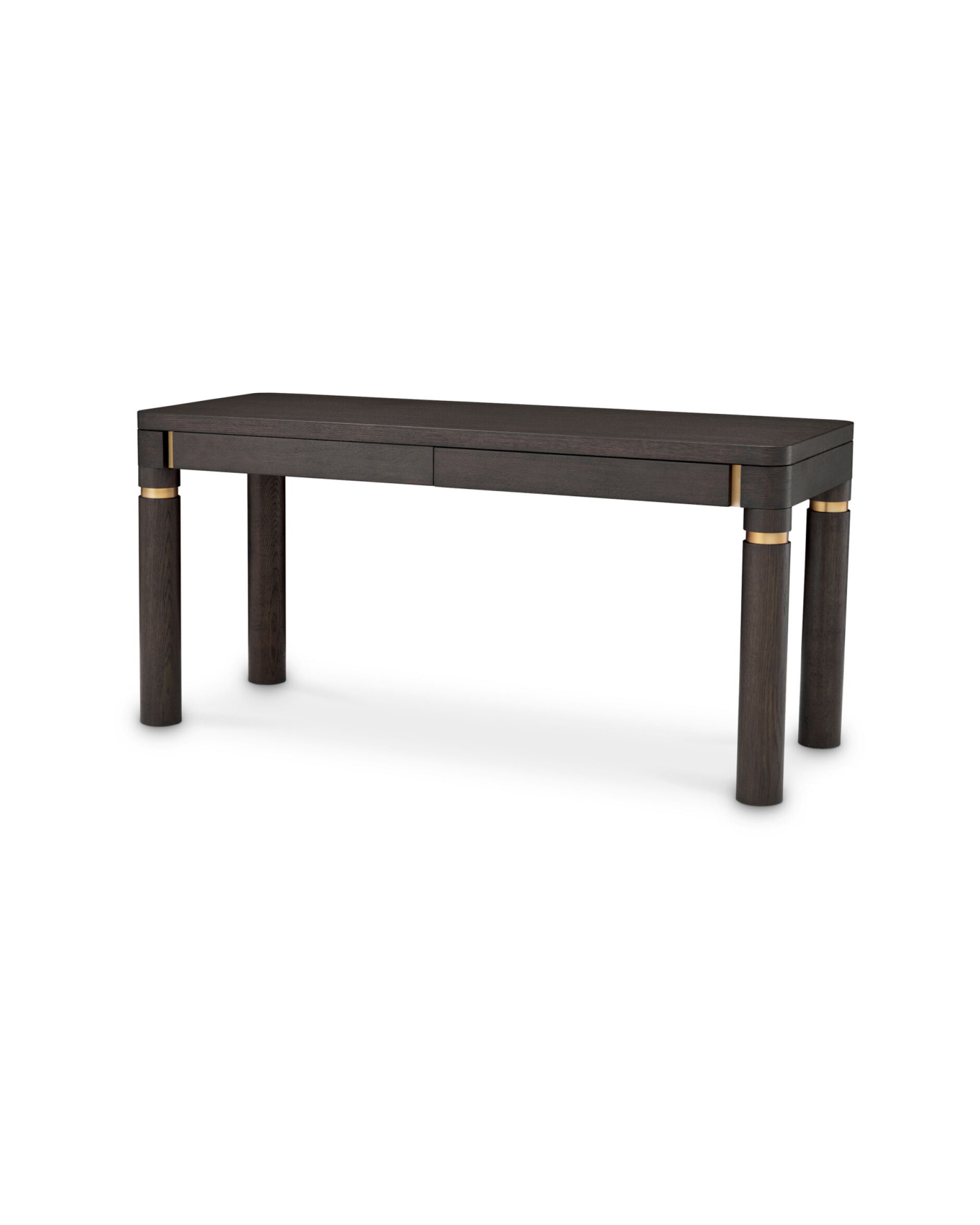 Carmel schreibtisch mocha eiche furnier