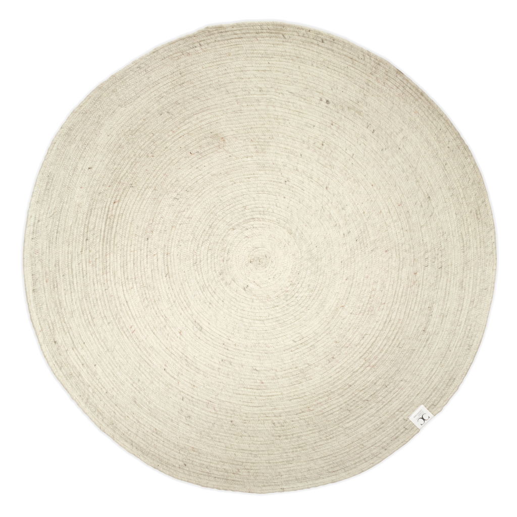 Merino matta rund vit