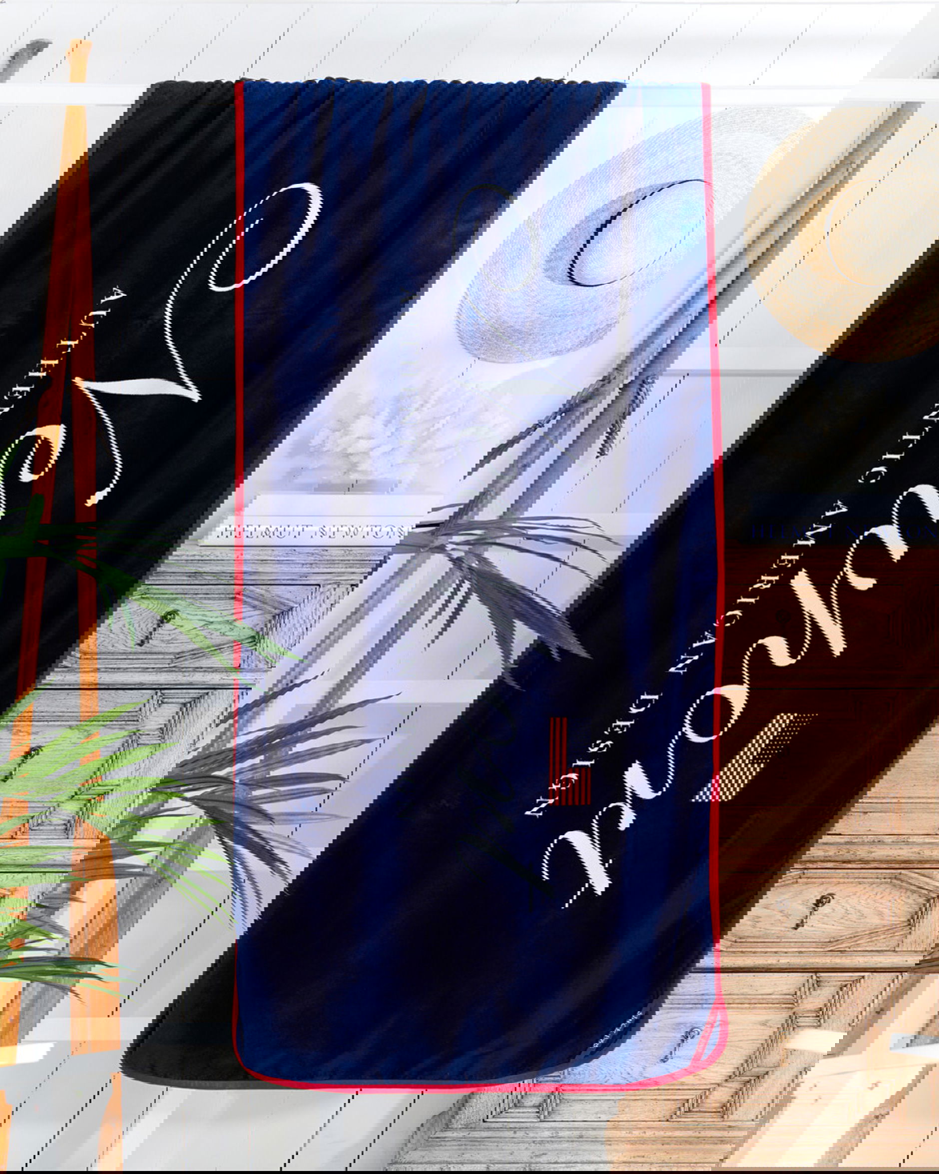 Pebble Beach rantapyyhe sininen