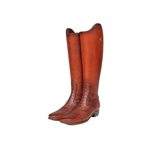 Riding Boots Umbrella Stand Red