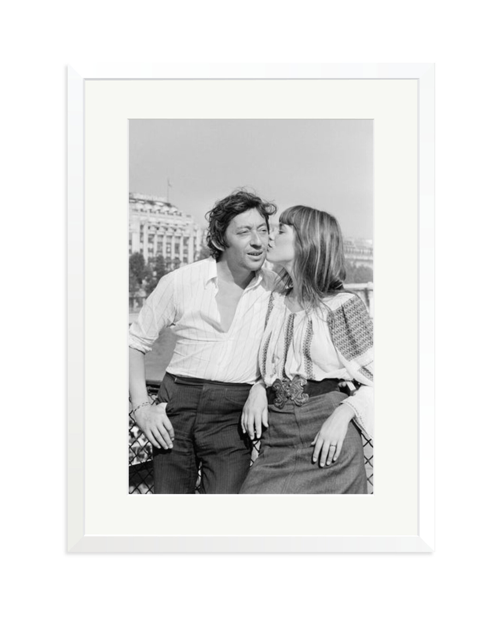 Gainsbourg and Birkin in Paris White / XL