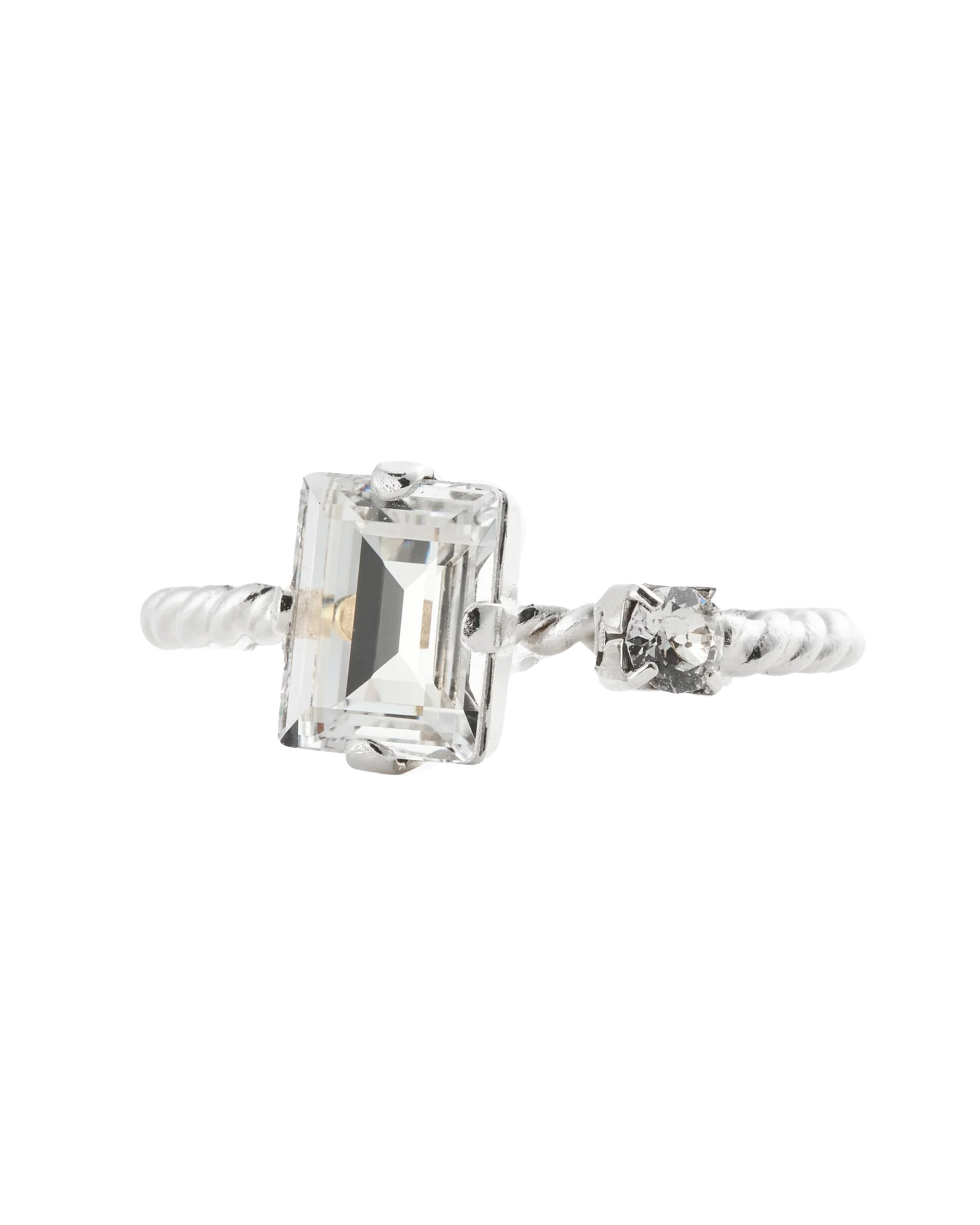 Diora Ring rhodium crystal
