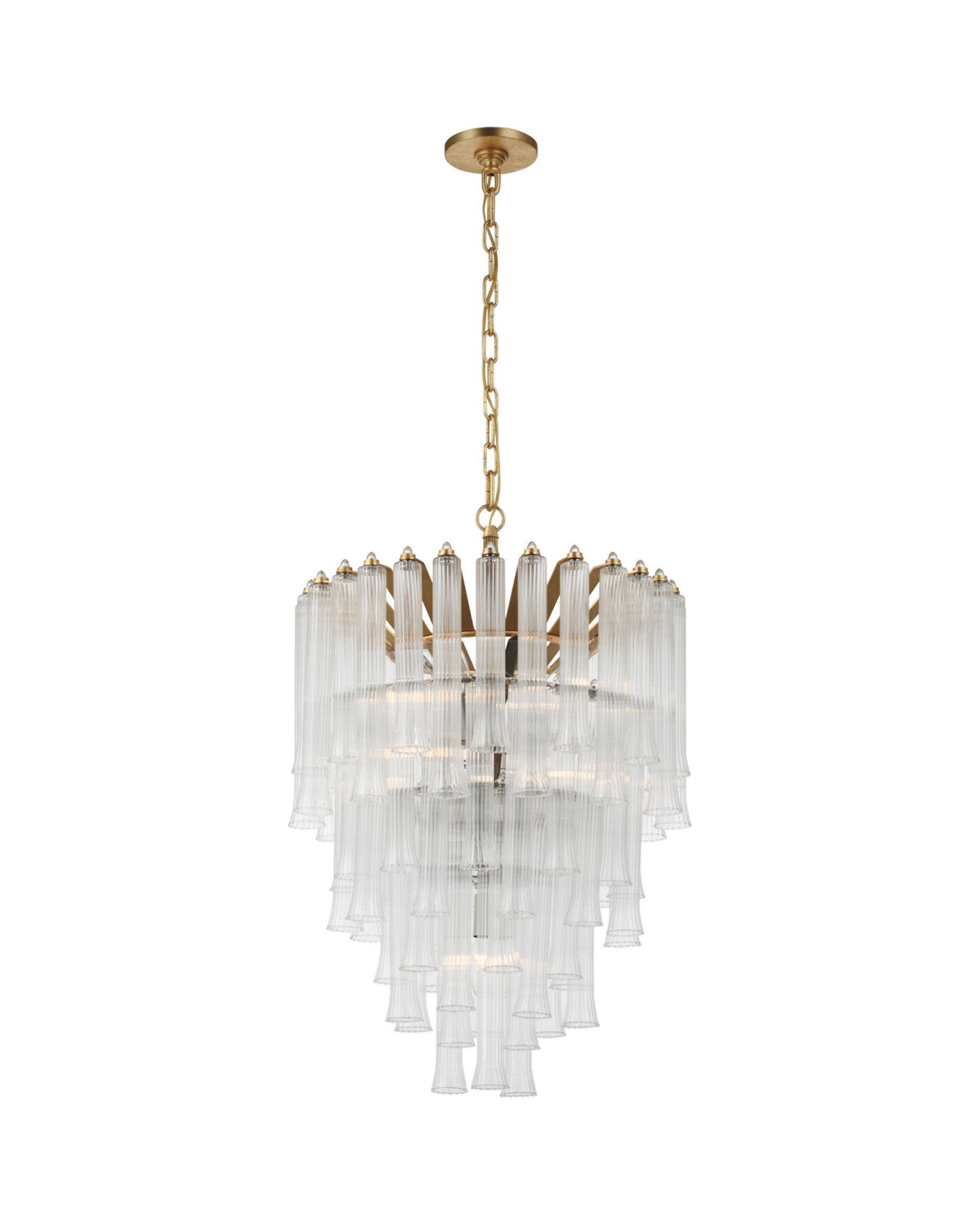 Lorelei Waterfall Chandelier Gild