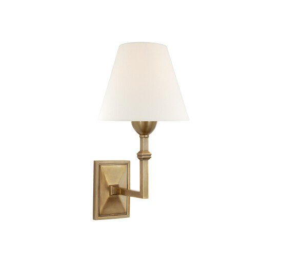 Antique Brass - Jane Wall Sconce Polished Nickel