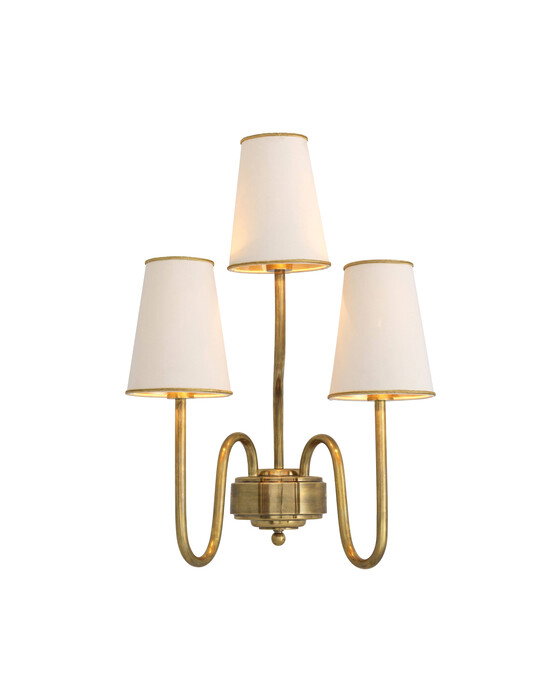 Bergerac vägglampa mässing S | Belysning - Lampor - Vägglampor | Möbelexperten