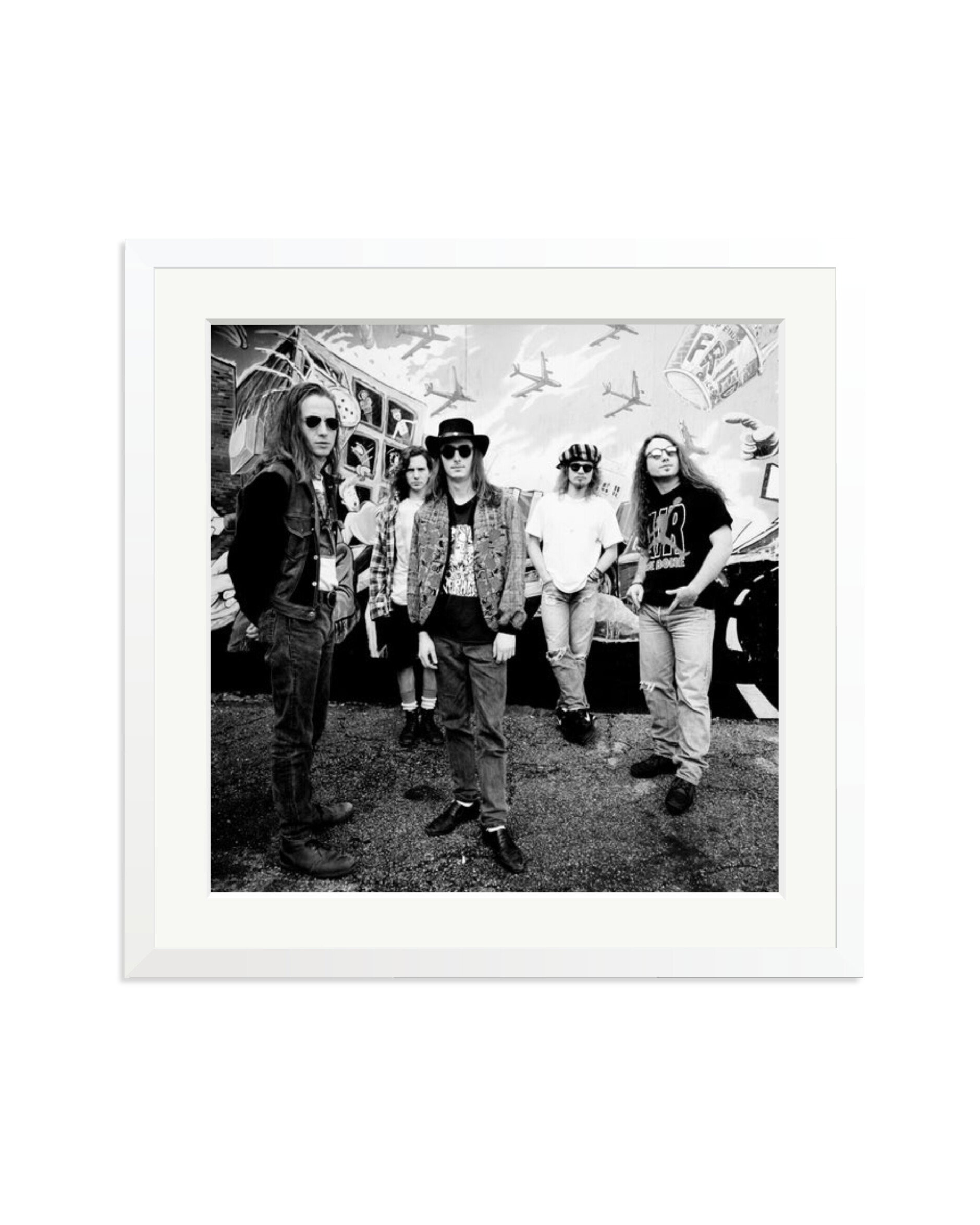 Pearl Jam, 1991 White / XL