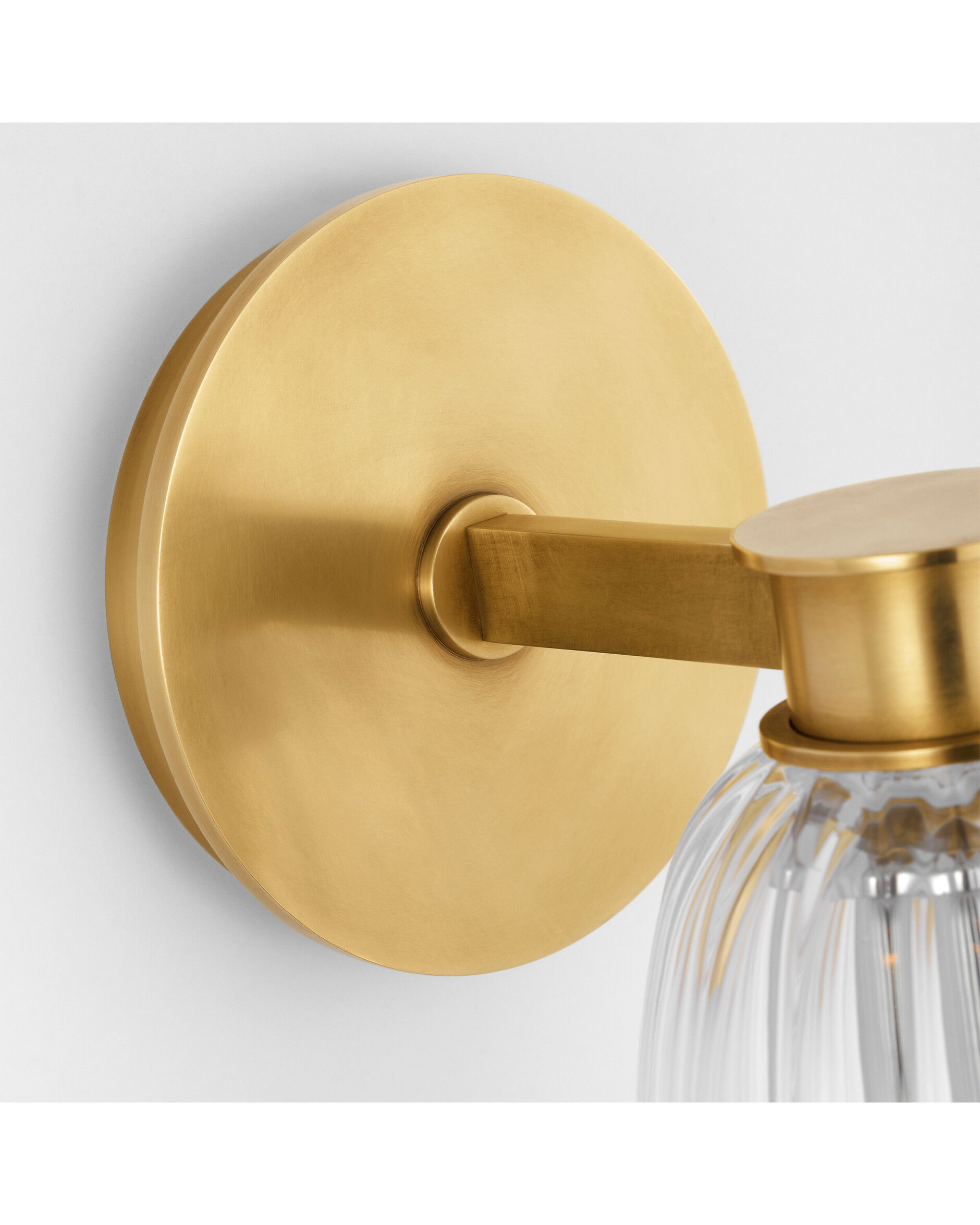 Asalea vägglampa antik mässing