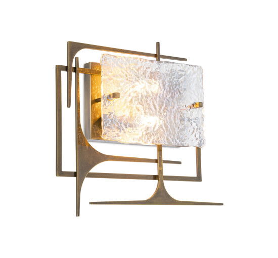 Zeno Wall Lamp Antique Brass