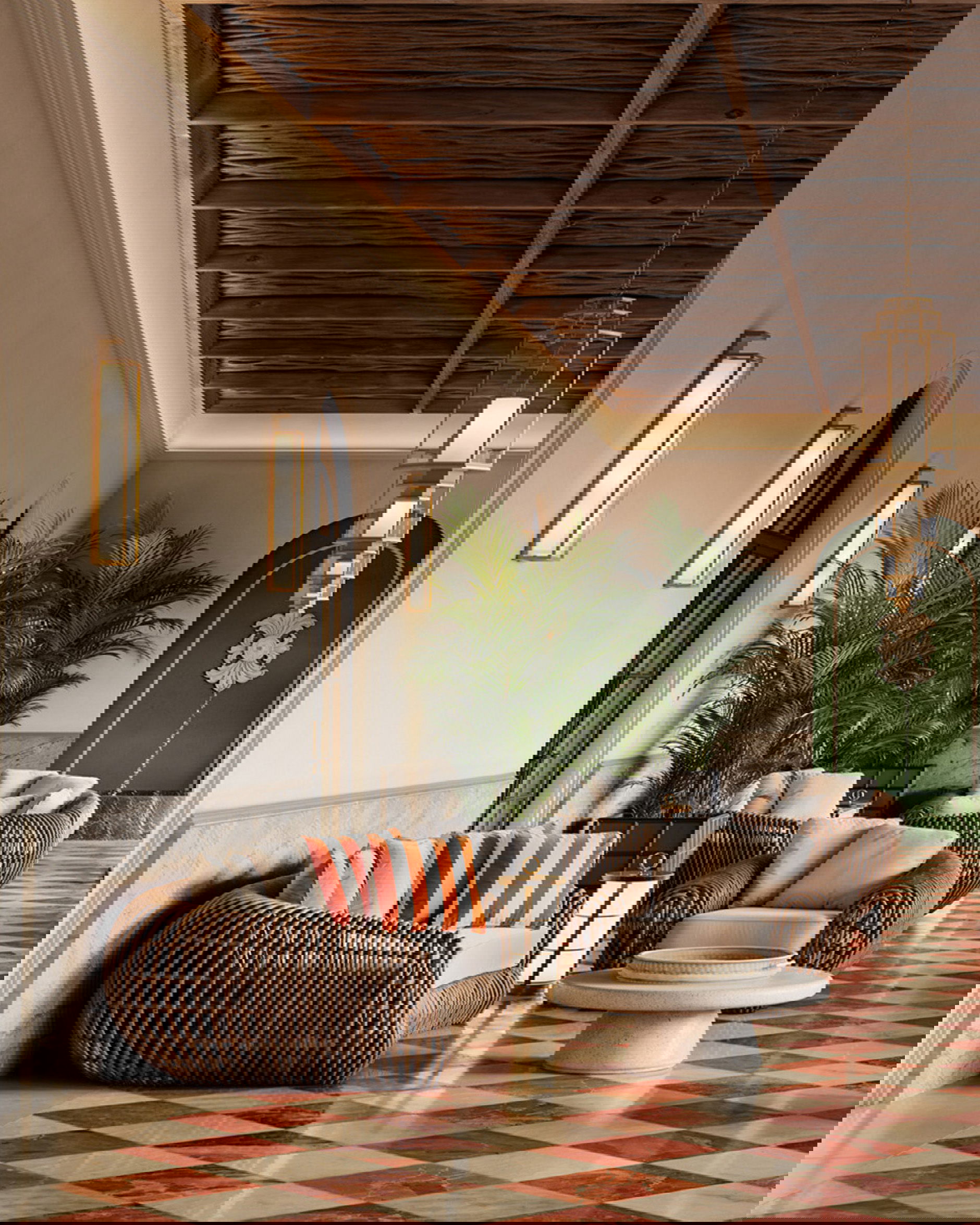 Siderno armchair Viola Sand