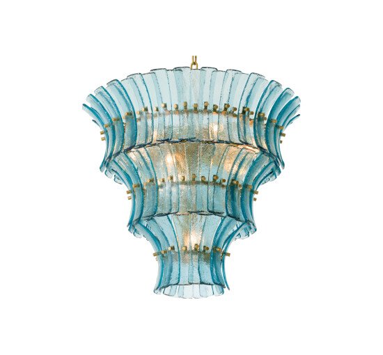 Blauw - Toscano plafondlamp blauw
