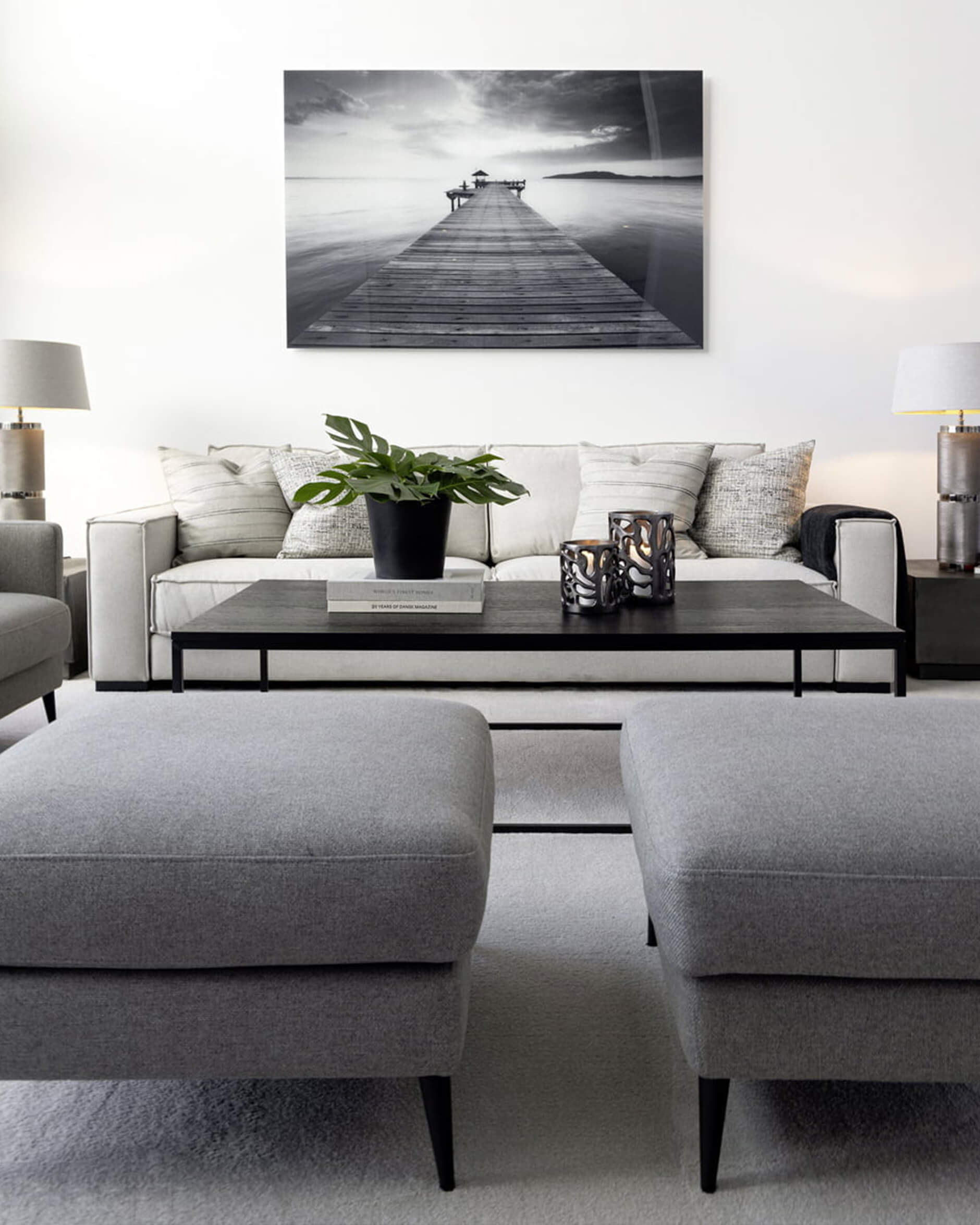 Diane kuddfodral grå