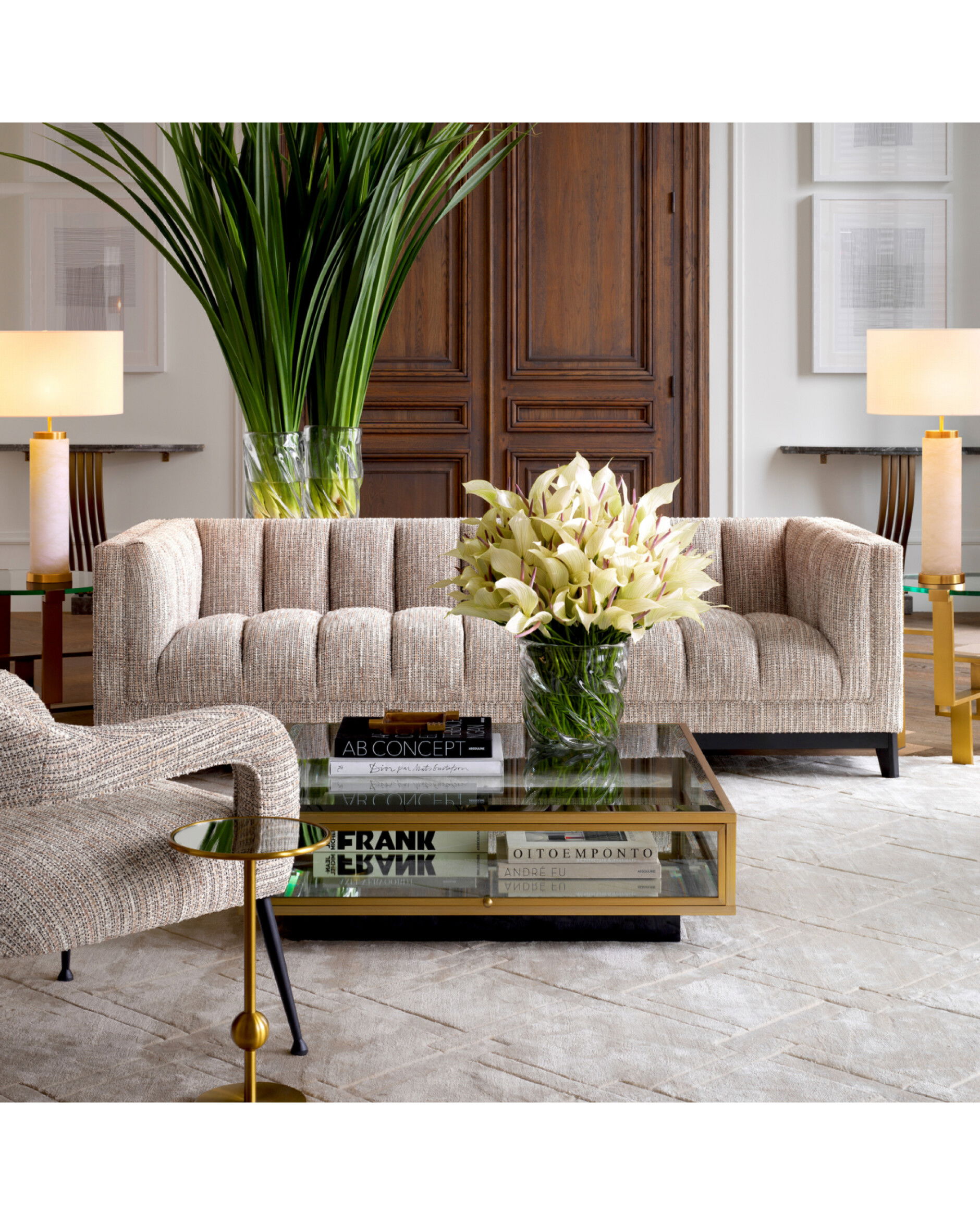 La Belle matta silver/sand