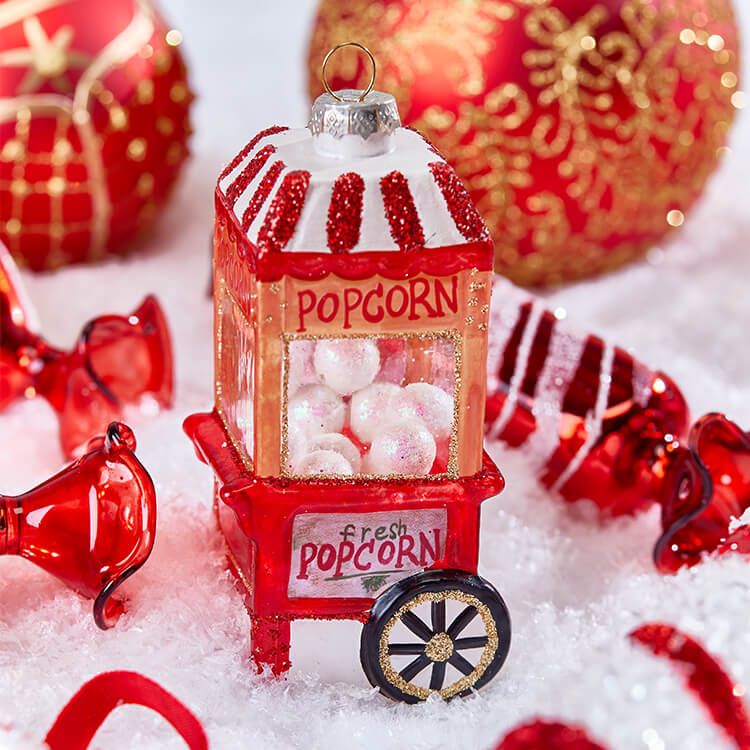 Roy Popcorn Machine Ornament