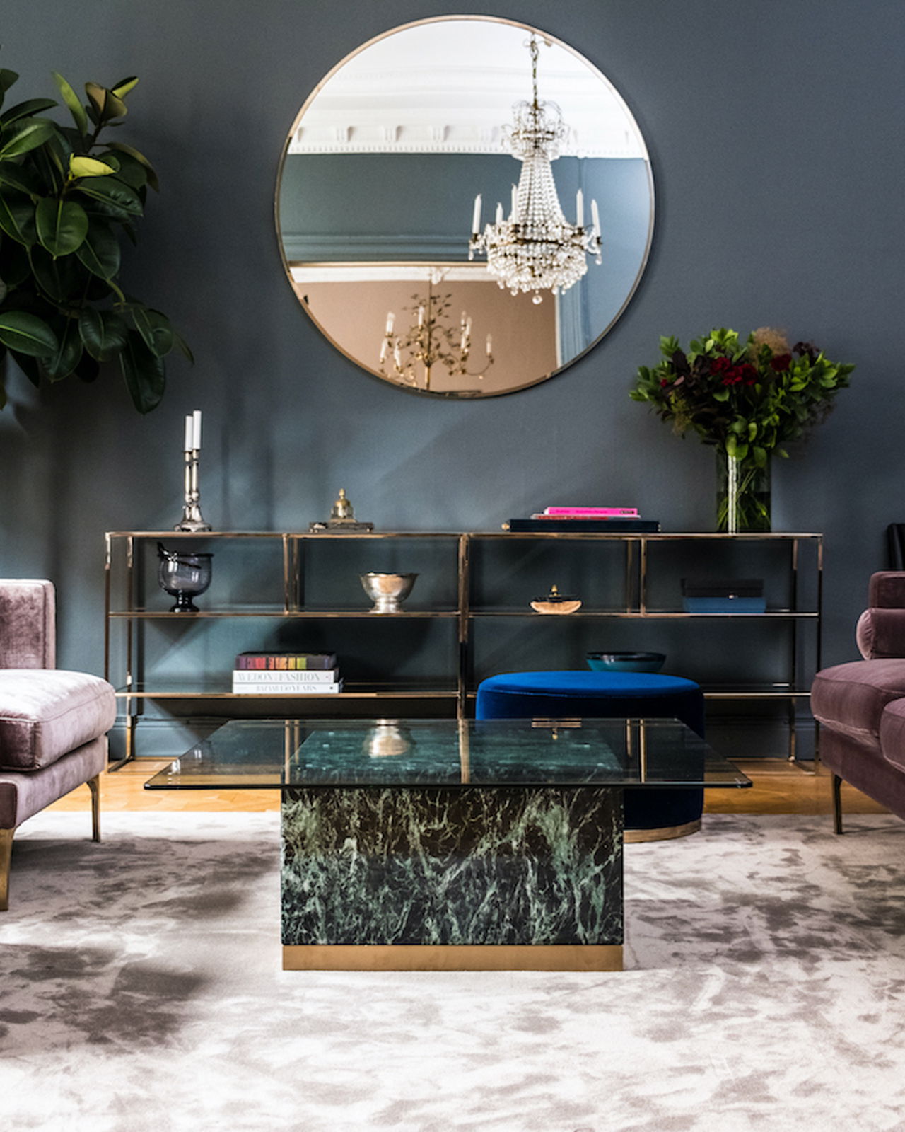 Quebec soffbord grön