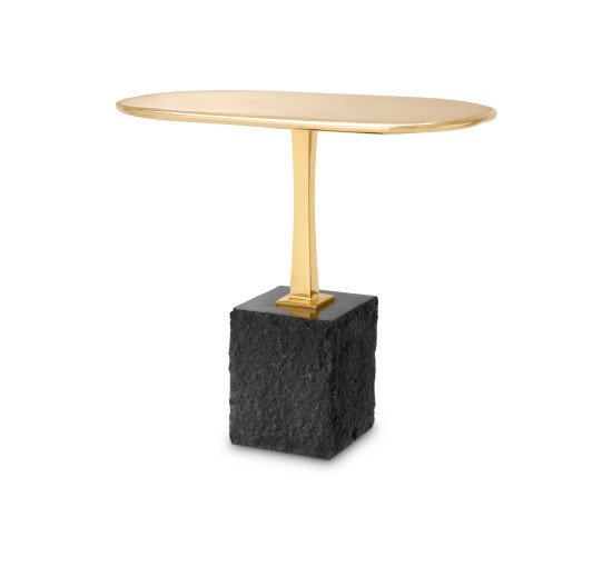 L - Kayan Side Table Polished Brass