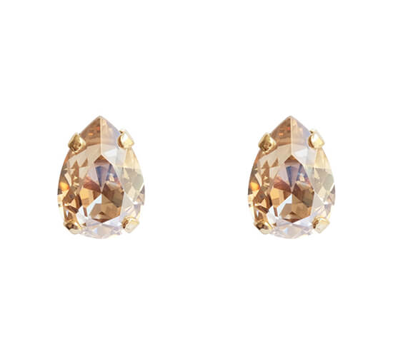 null - Petite Drop Stud korvakorut golden shadow