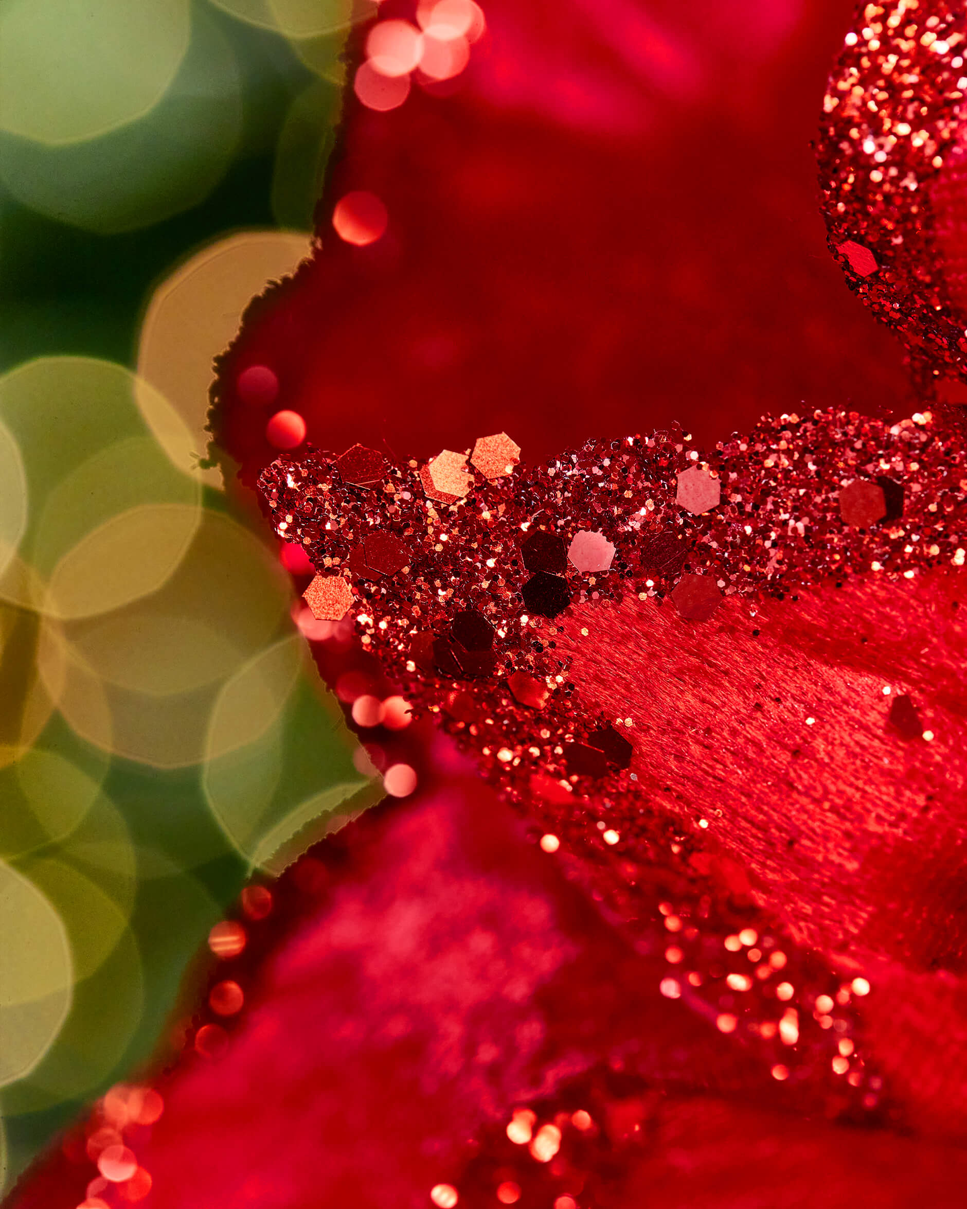 Simone blomma juldekoration röd