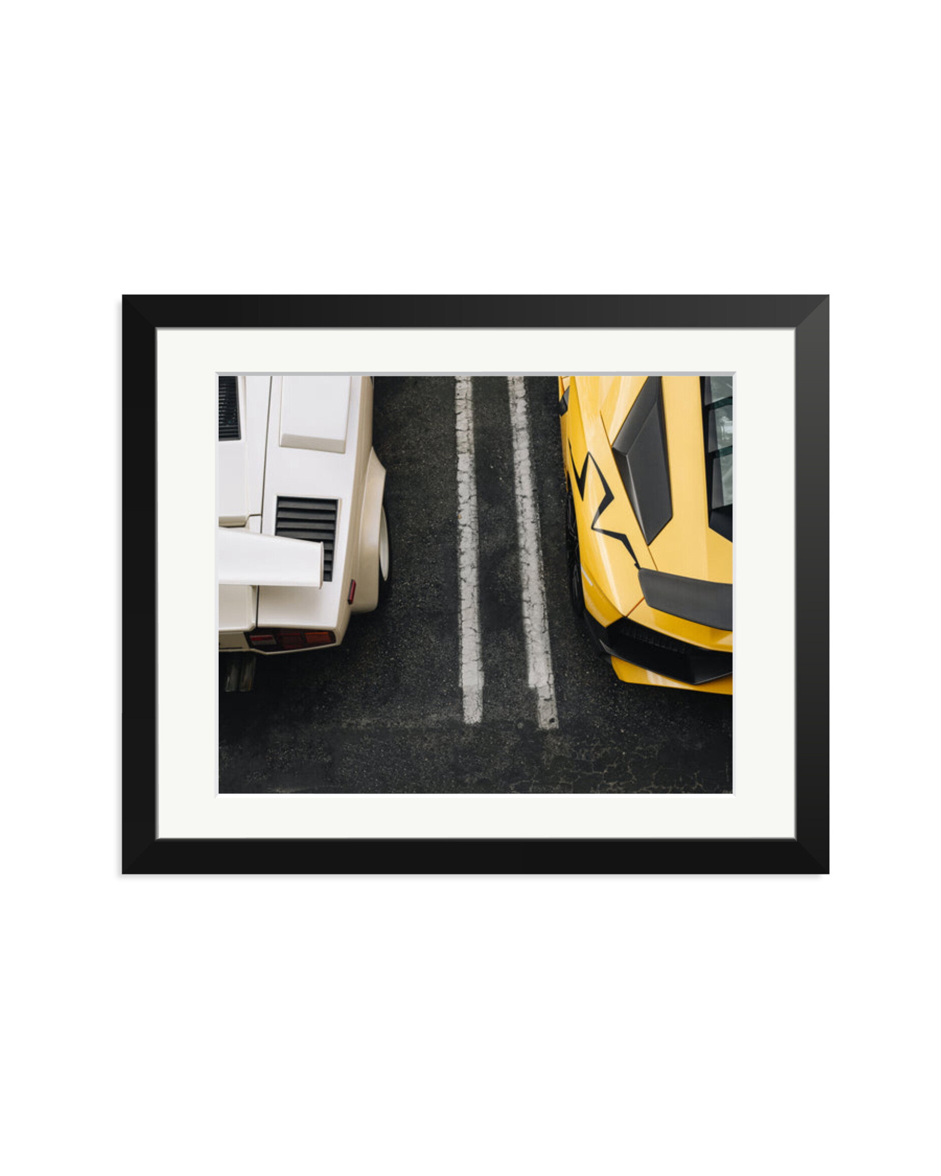 Lamborghini Countach and Aventador SV Black / Medium