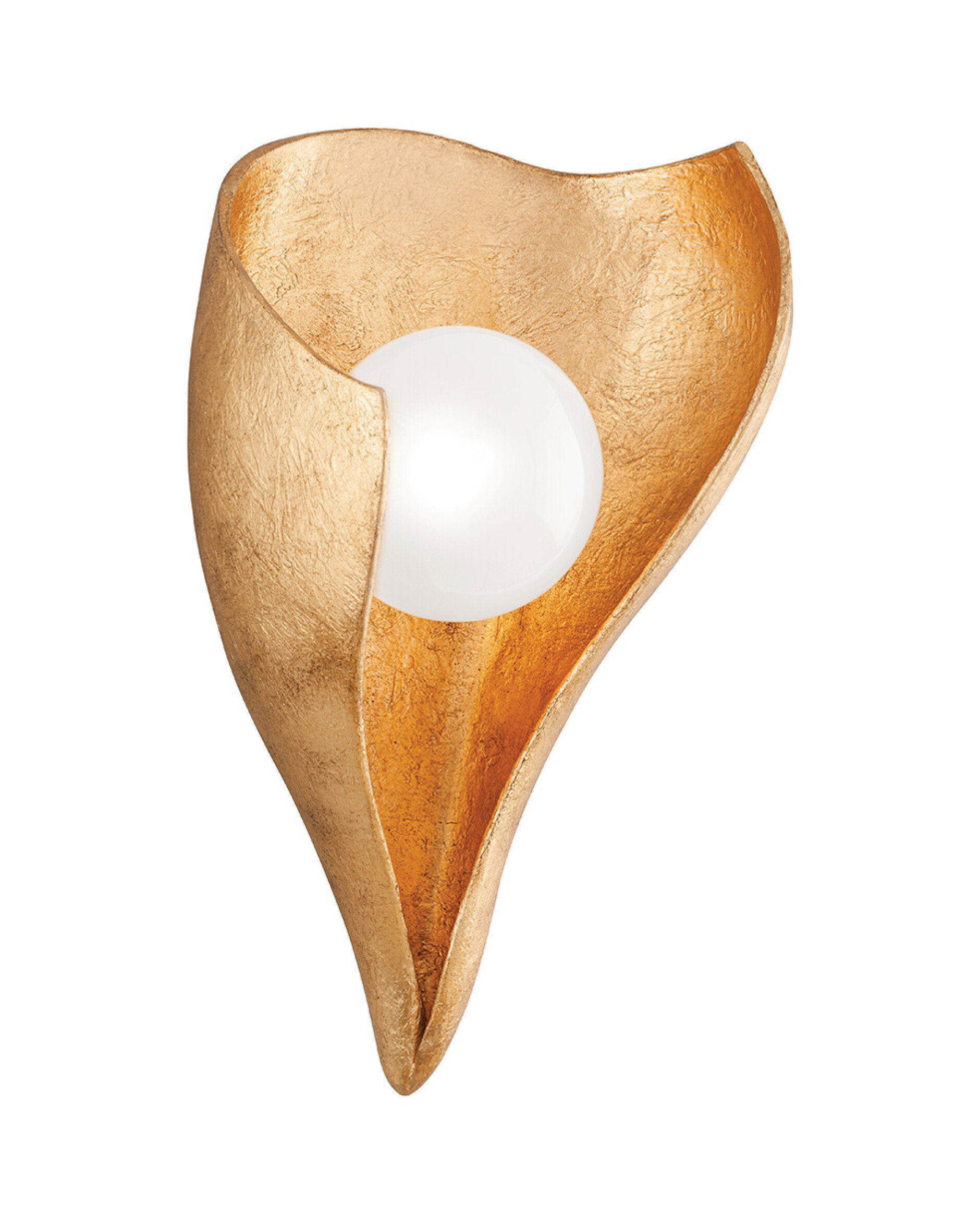 Moonstone vegglampe vintage gull
